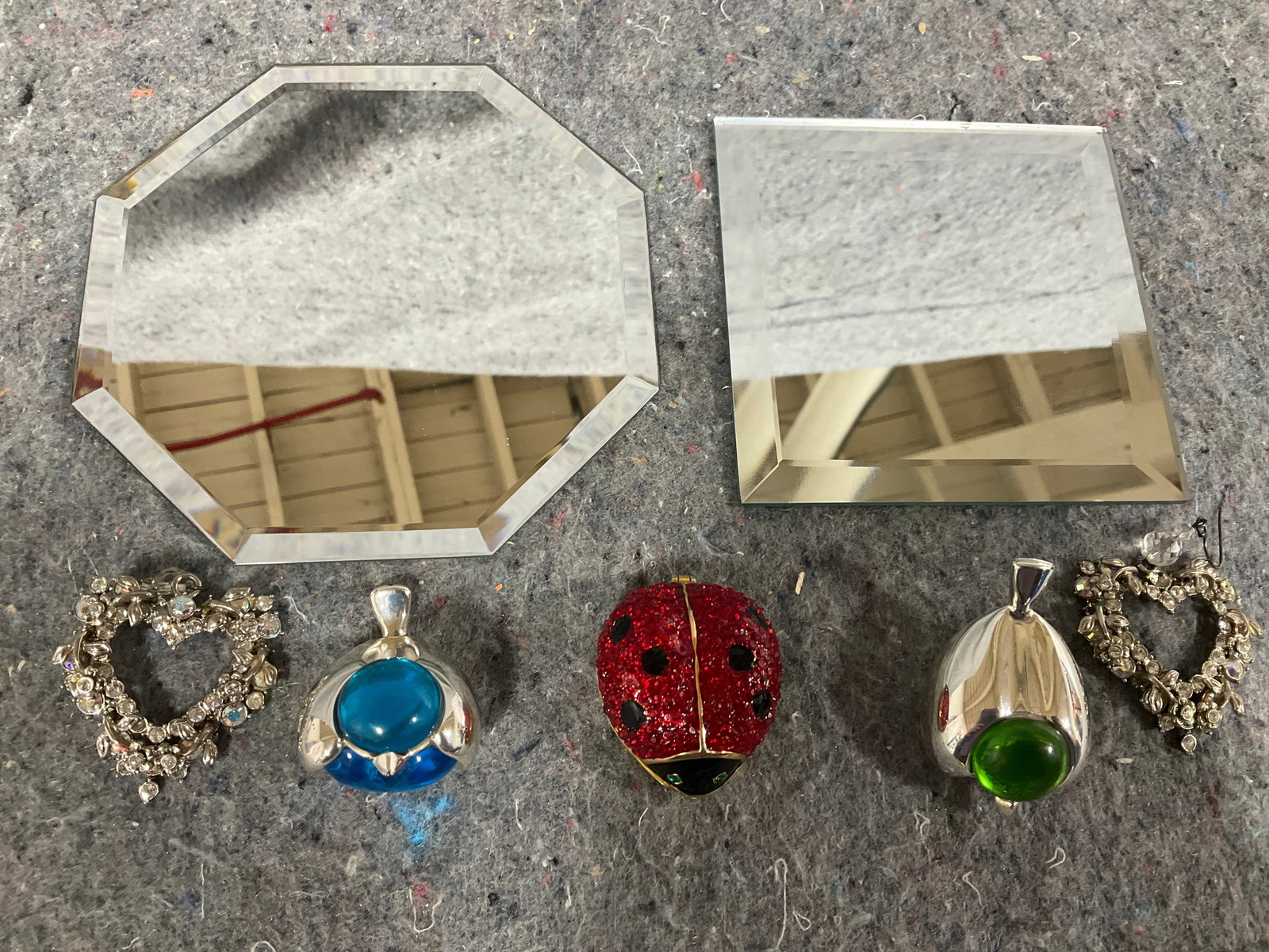 Mirror Tiles, Christofle Paperweights, Trinket Box, and more (1 of 1)