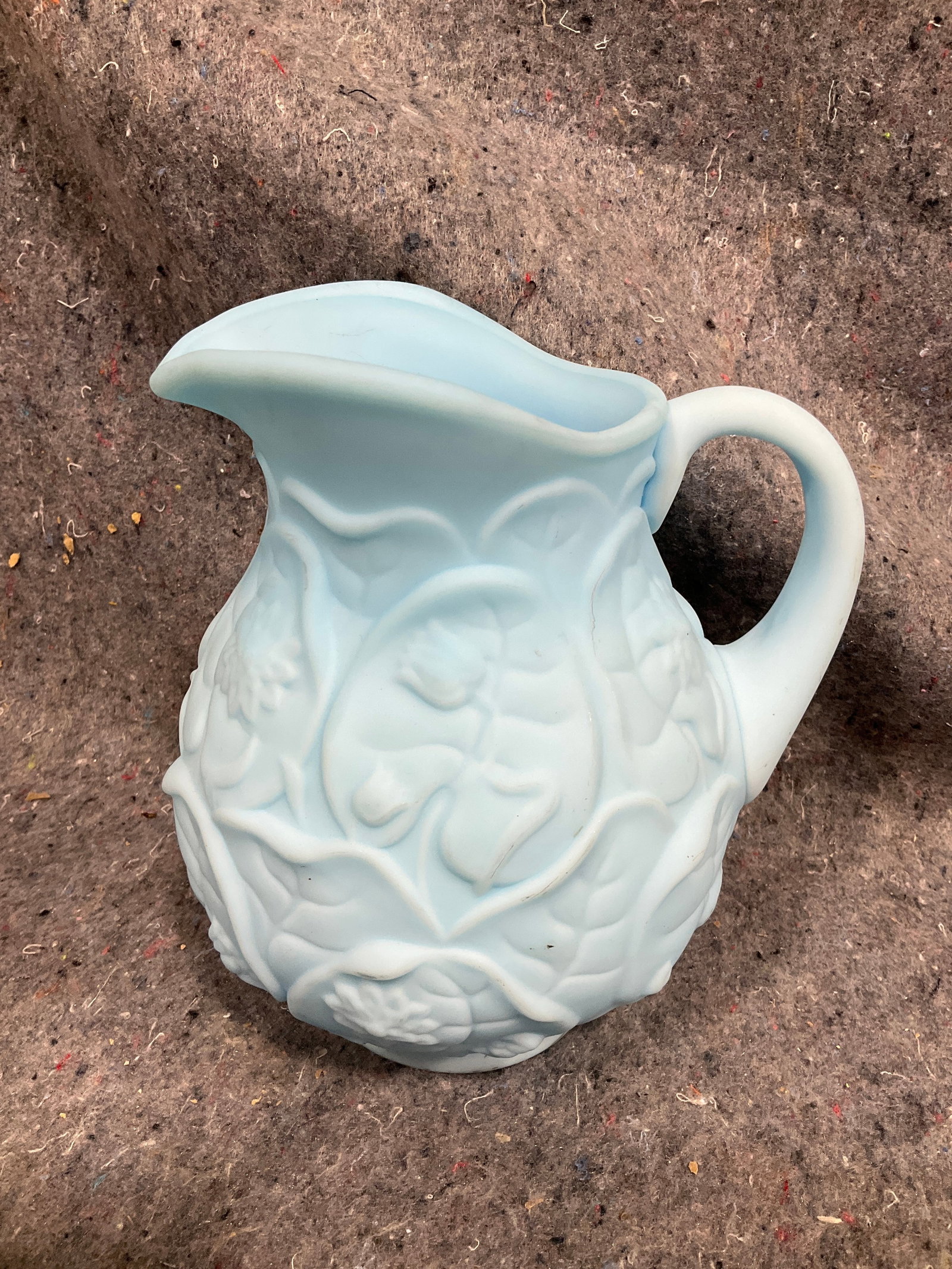 Fenton Water Lily Pattern Pitcher (7in Tall) (1 of 1)