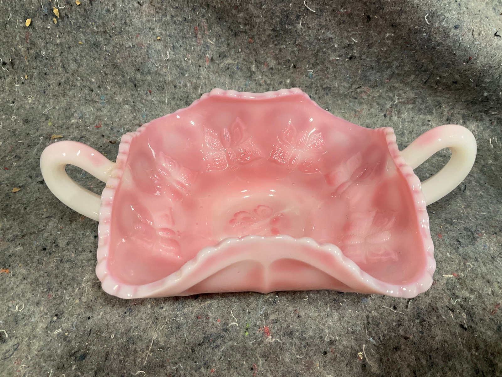 Fenton Pink Candy Dish (3in Tall) (1 of 1)