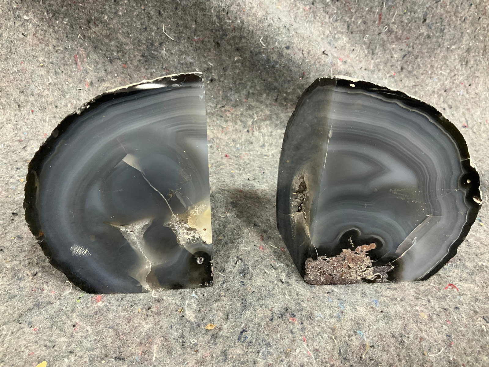 Geode Bookends (4in Tall) (1 of 1)