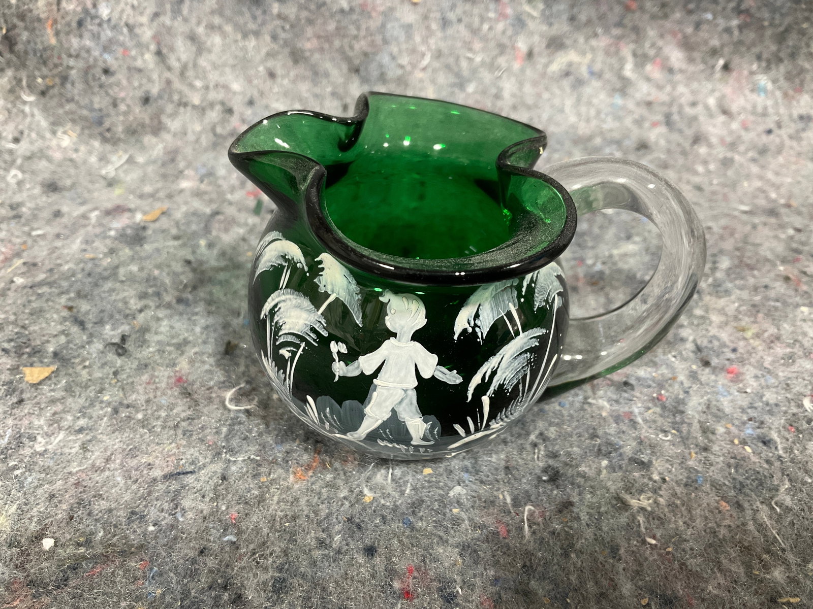 Mary Gregor Handpainted Pitcher (2.5in tall): Mary Gregor Handpainted Pitcher (2.5in tall)