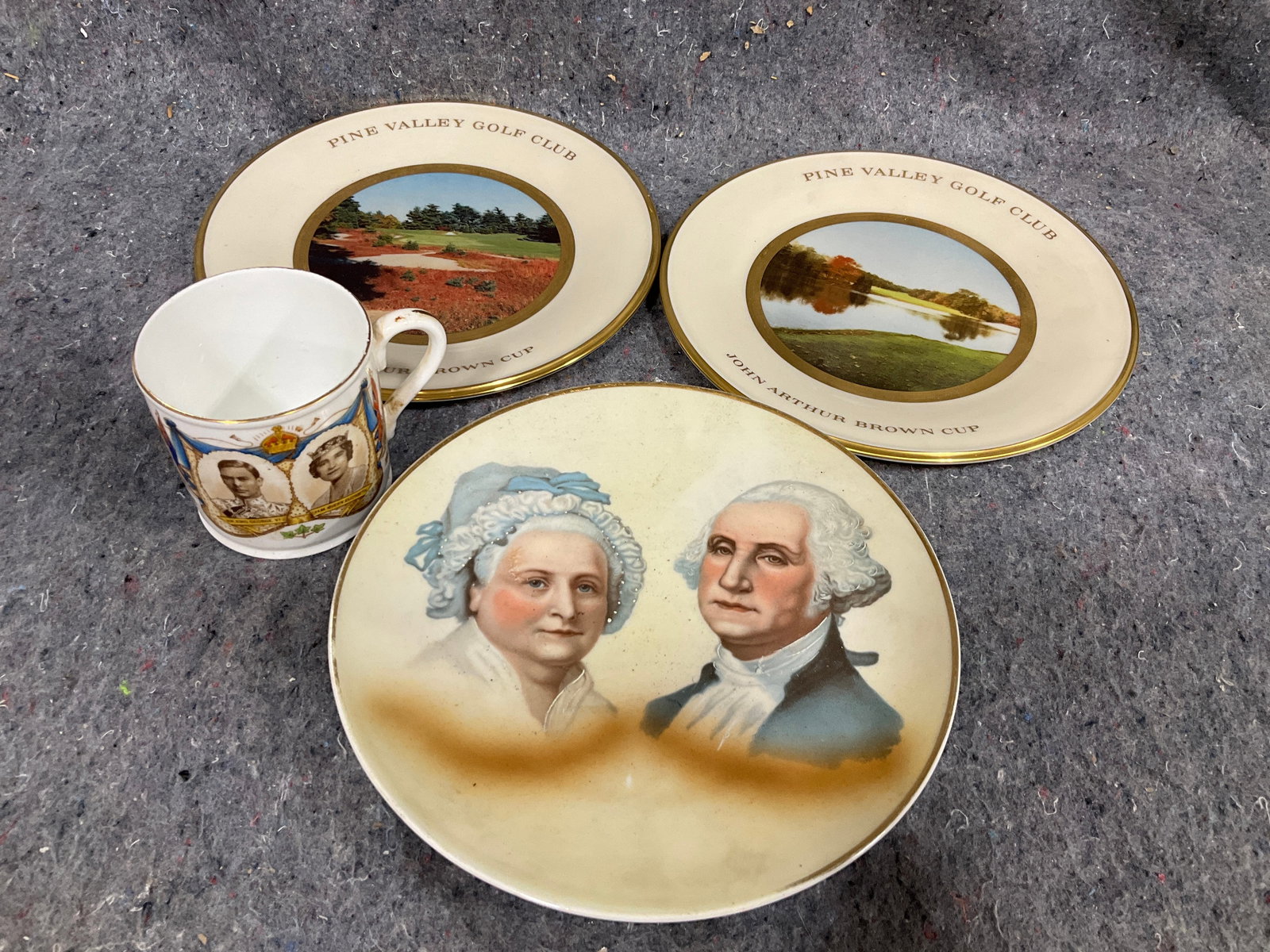 Ceramic Presidential Plates, and Cup - Jonroth, and more (Tallest - 3in) (1 of 1)
