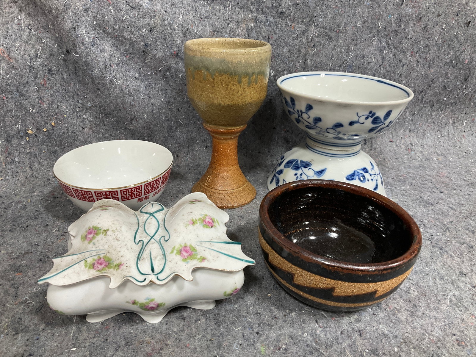 Various Pottery *one signed on bottom*, Ceramic Bowls, and more (Tallest - 6.5in) (1 of 1)