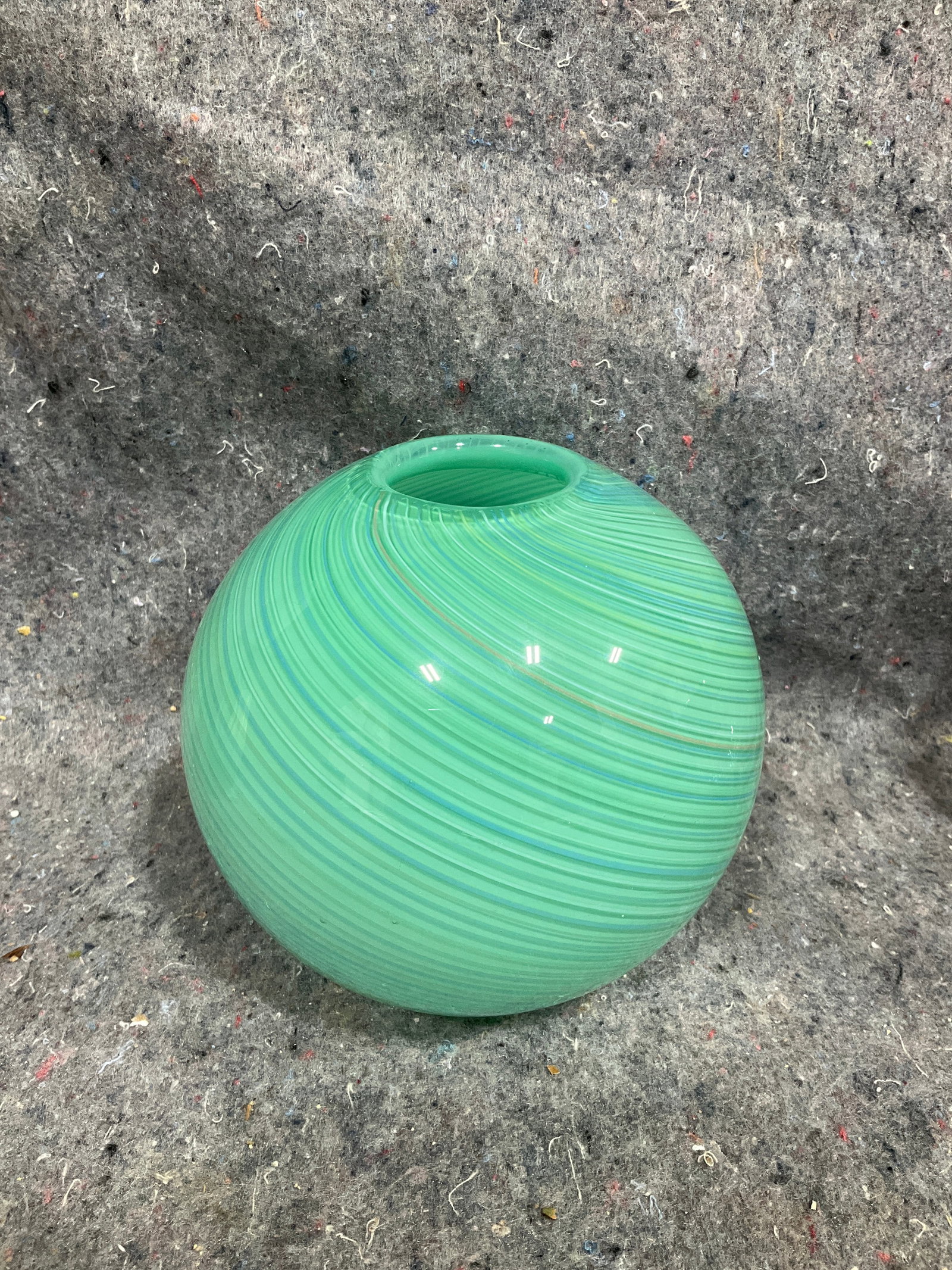 Dansk art glass orb vase(5.5in) (1 of 1)