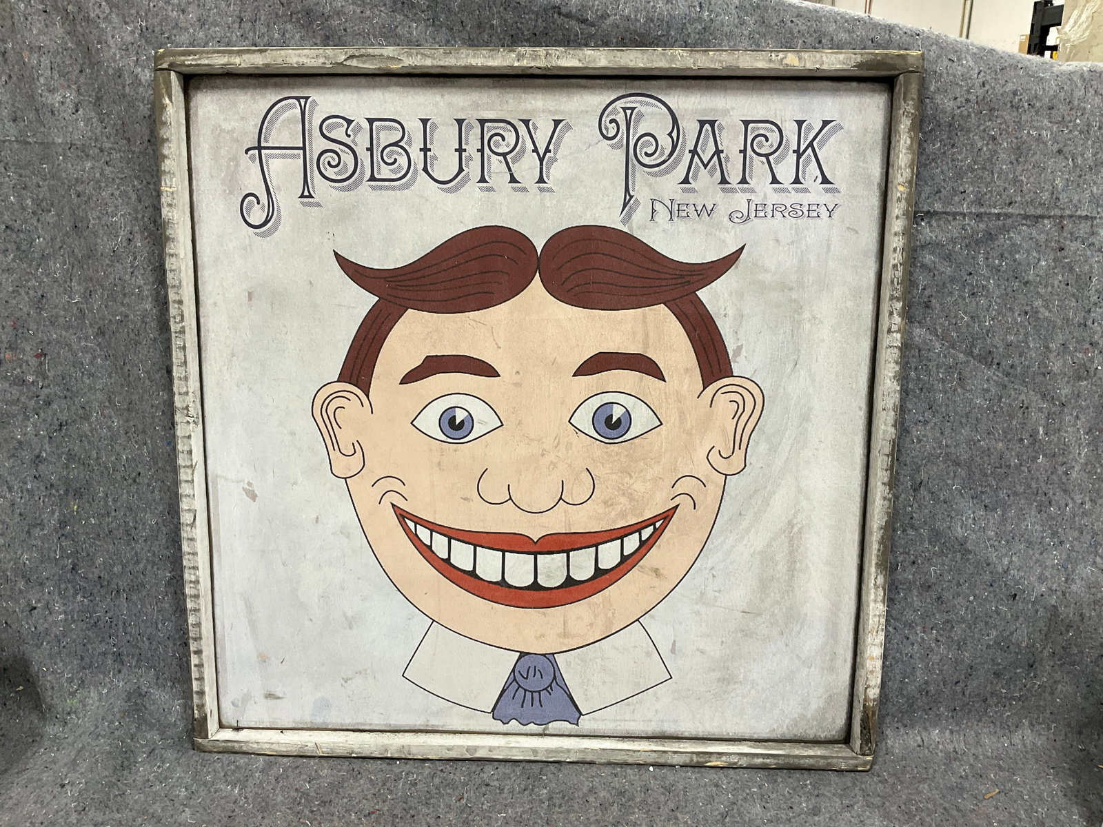 Asbury Park NJ wooden framed sign(25inx25in) (1 of 1)