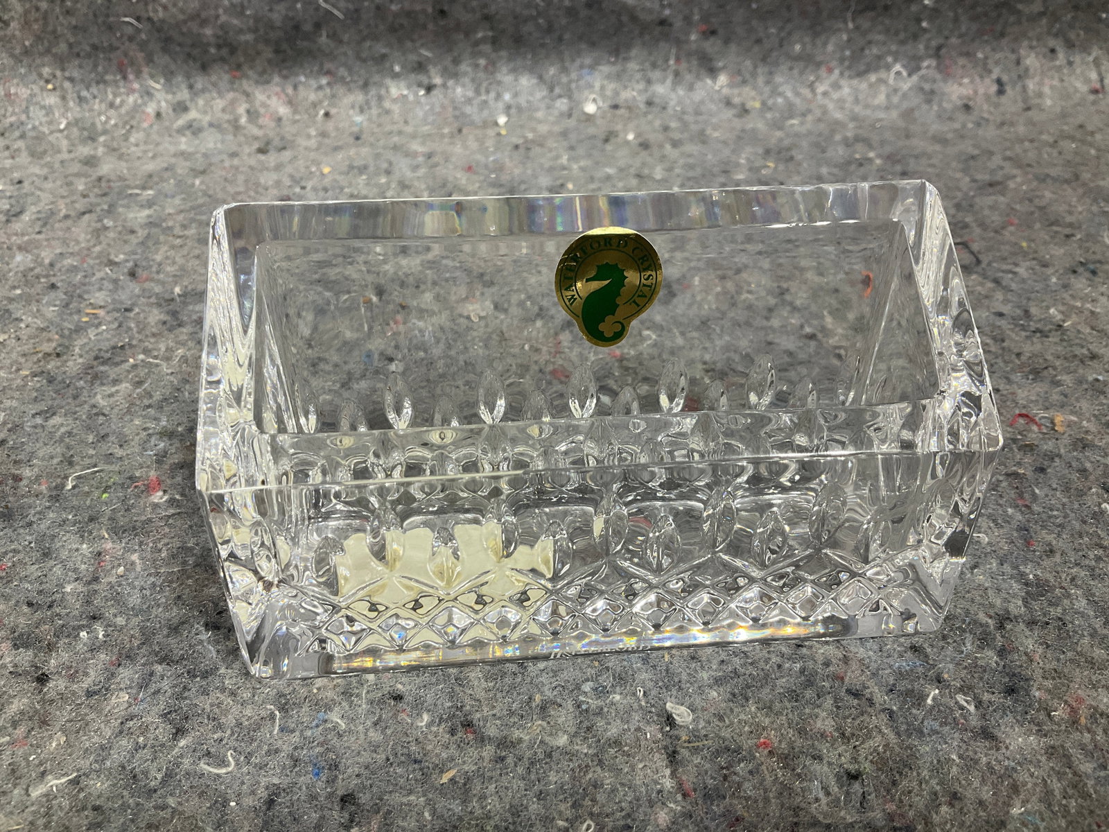 Waterford business card holder: Waterford business card holder