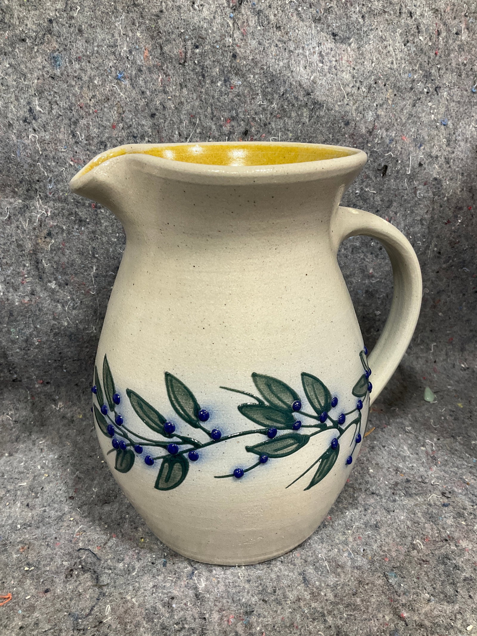 Stoneware Glazed Pitcher (7.5in Tall) (1 of 1)