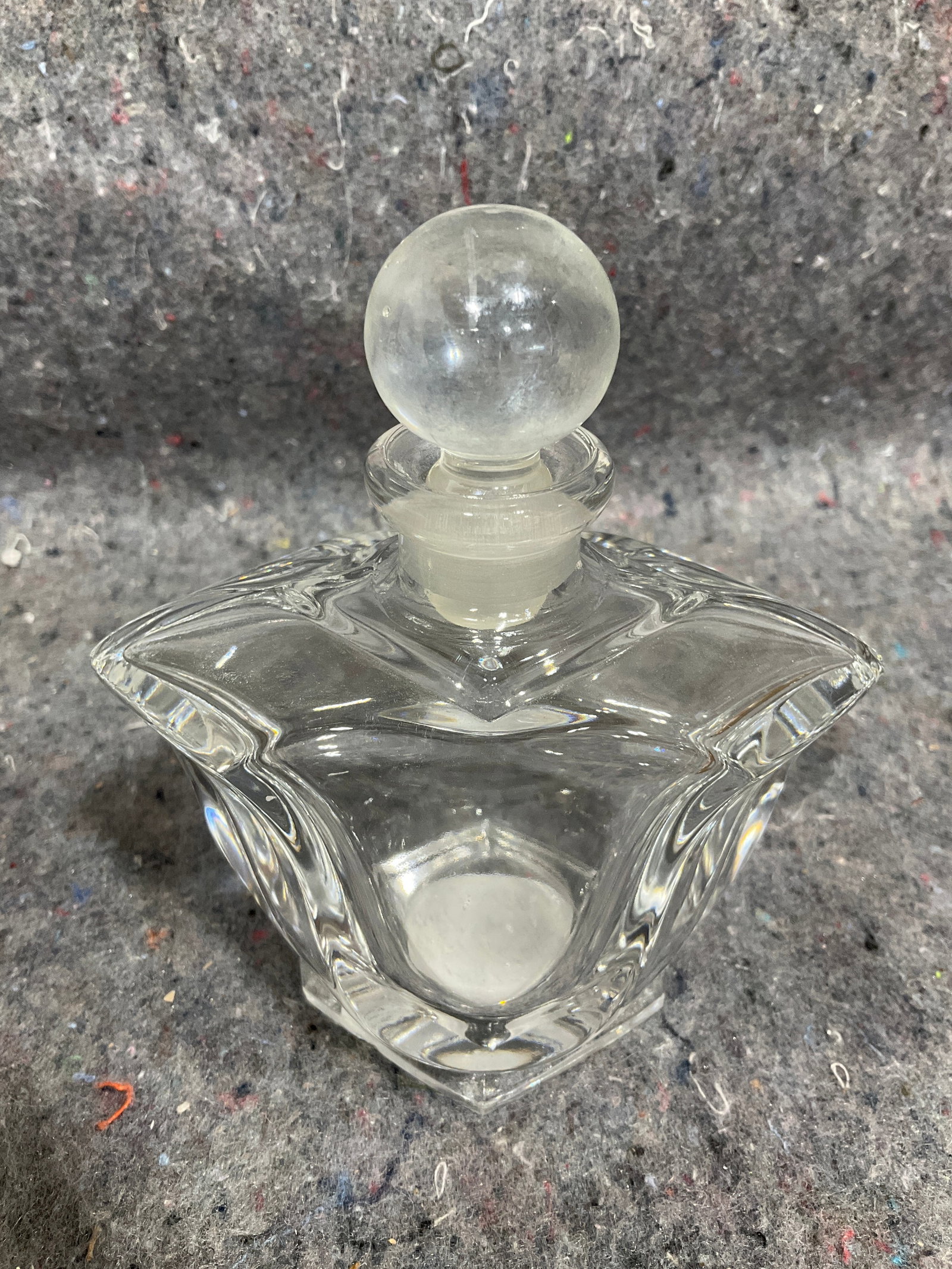 Vintage Glass Perfume Bottle (5in Tall) (1 of 1)