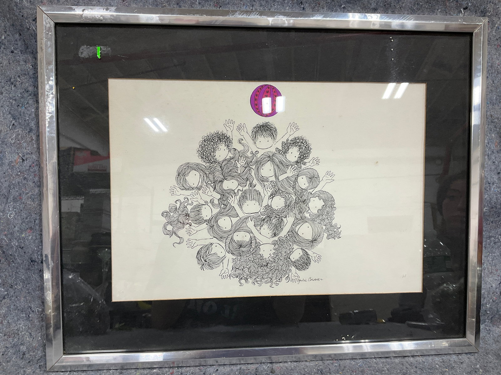 Framed Art Print Signed Julie Corsover (14.5inx19in) (1 of 1)