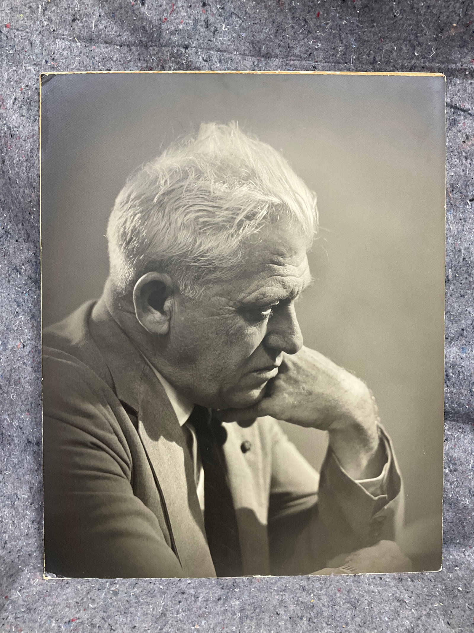 Vintage Robert Frost Black and White Photograph (16inx20in) (1 of 1)