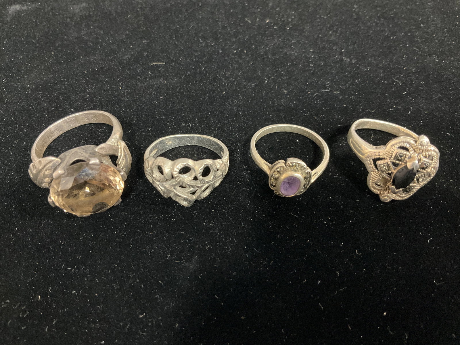 Vintage sterling rings (1 of 1)