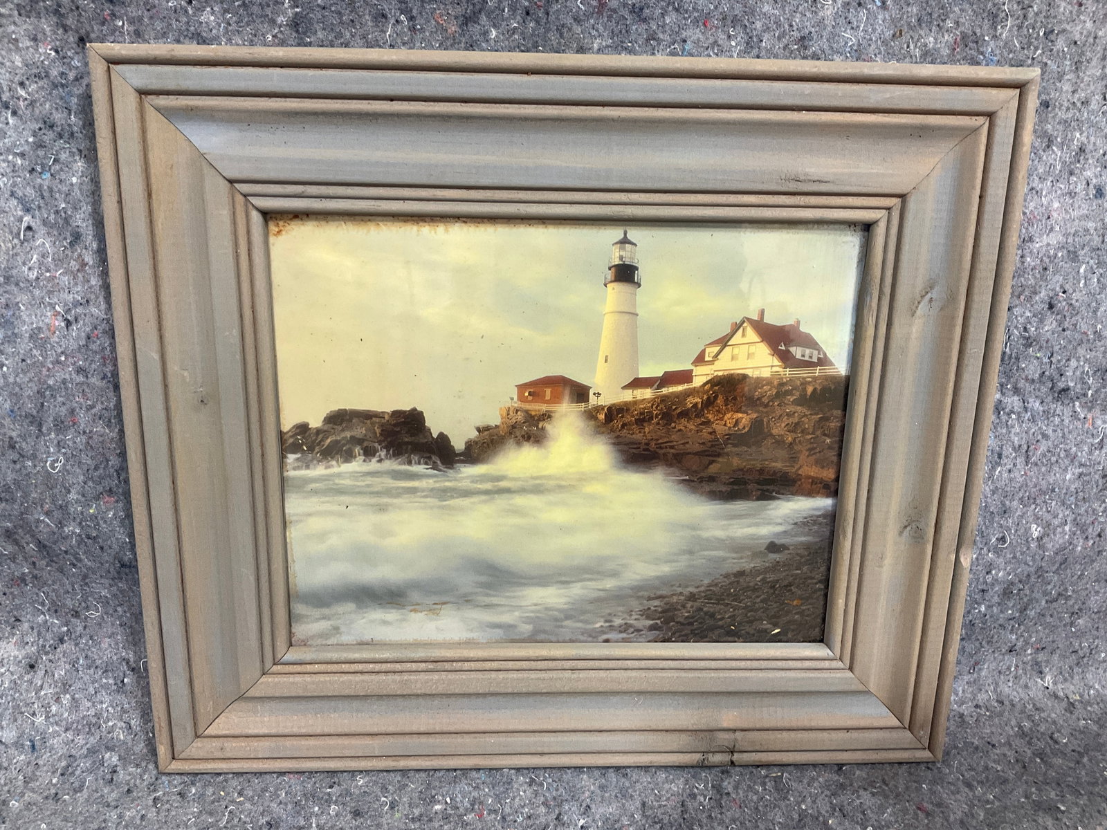 Framed Lighthouse Art Print (12inx14in) (1 of 1)