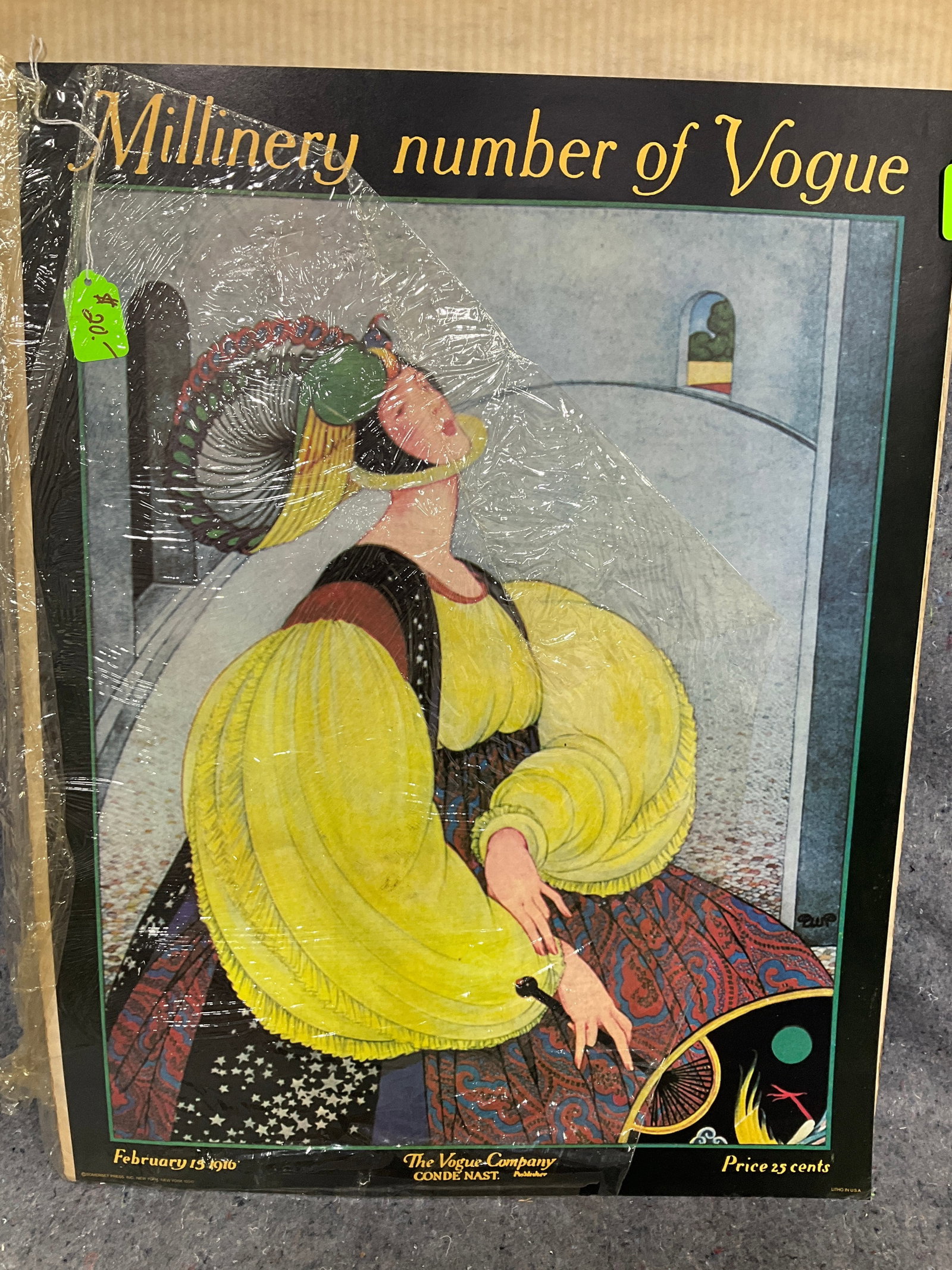 1916 Vogue Lithograph (19inx24in) (1 of 1)