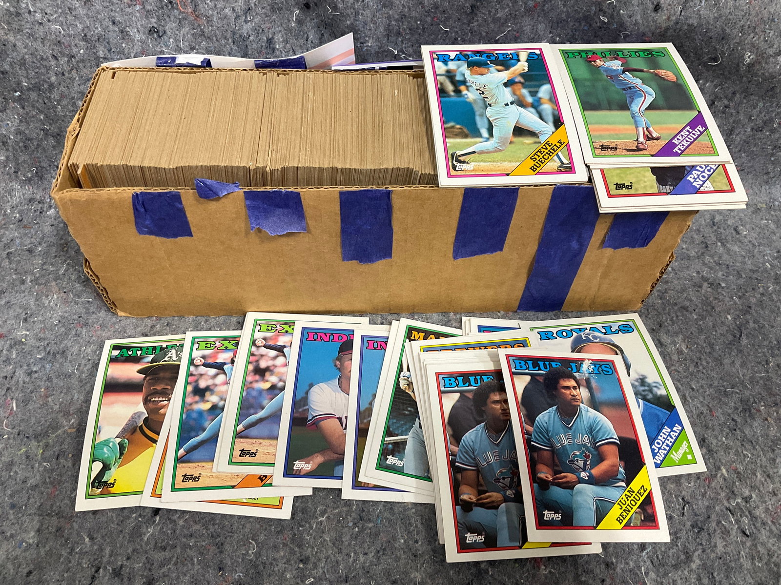 Various 1988 Topps Baseball Cards (1 of 1)