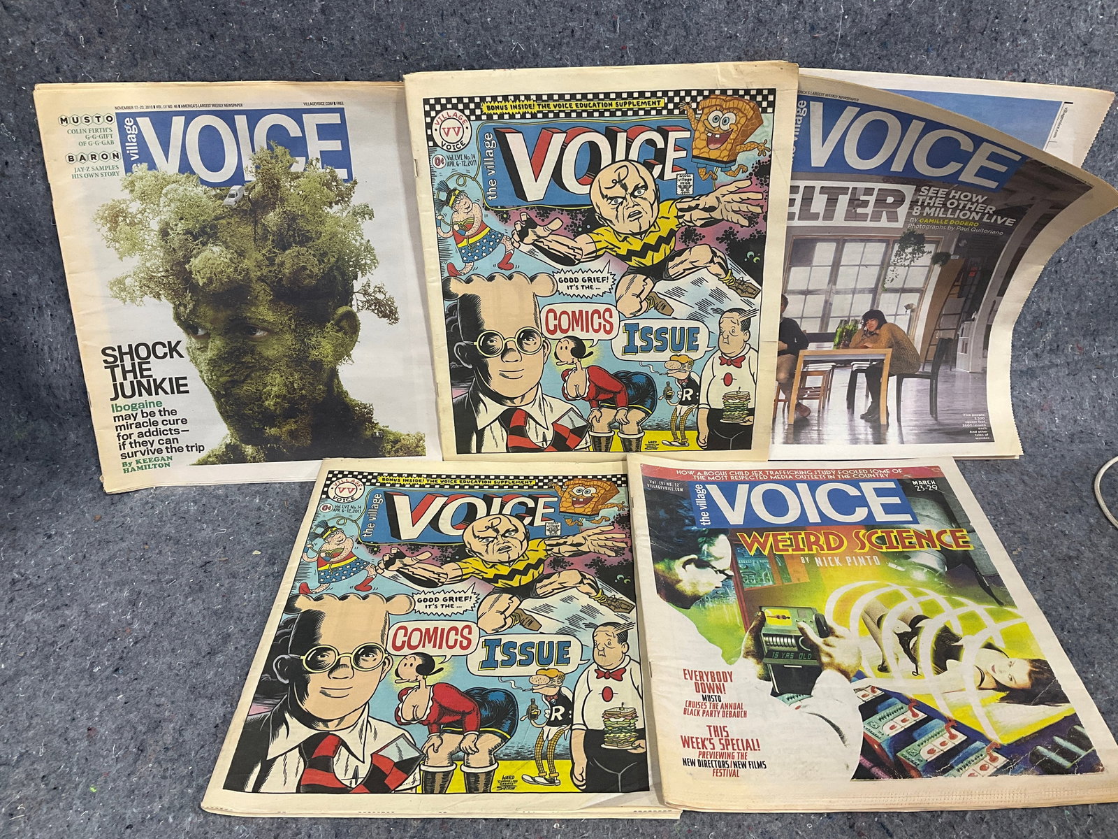 The Village Voice early 2000's newspapers (1 of 1)