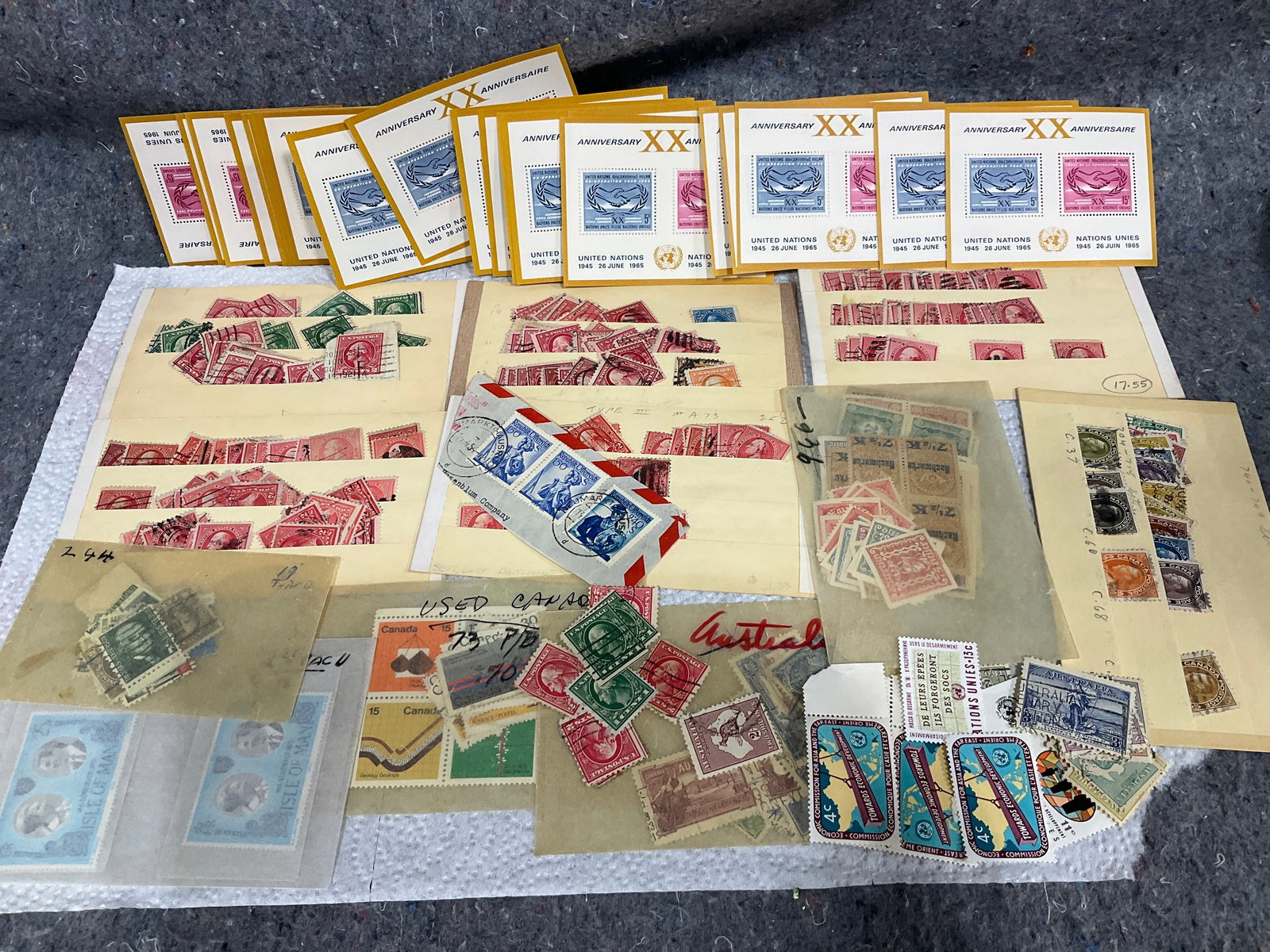 Vintage philatelic stamp lot: Vintage philatelic stamp lot