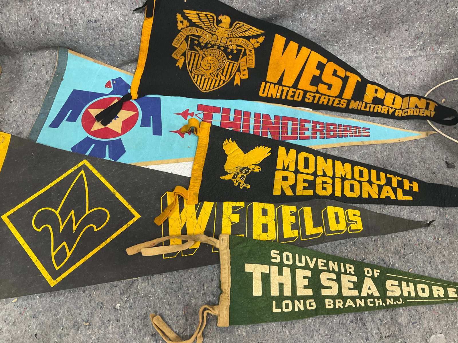 Vintage banners(military and more-30in longest) (1 of 1)