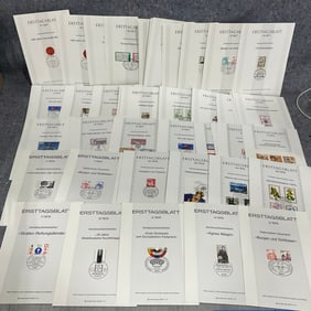 Vintage german philatelic stamp lot