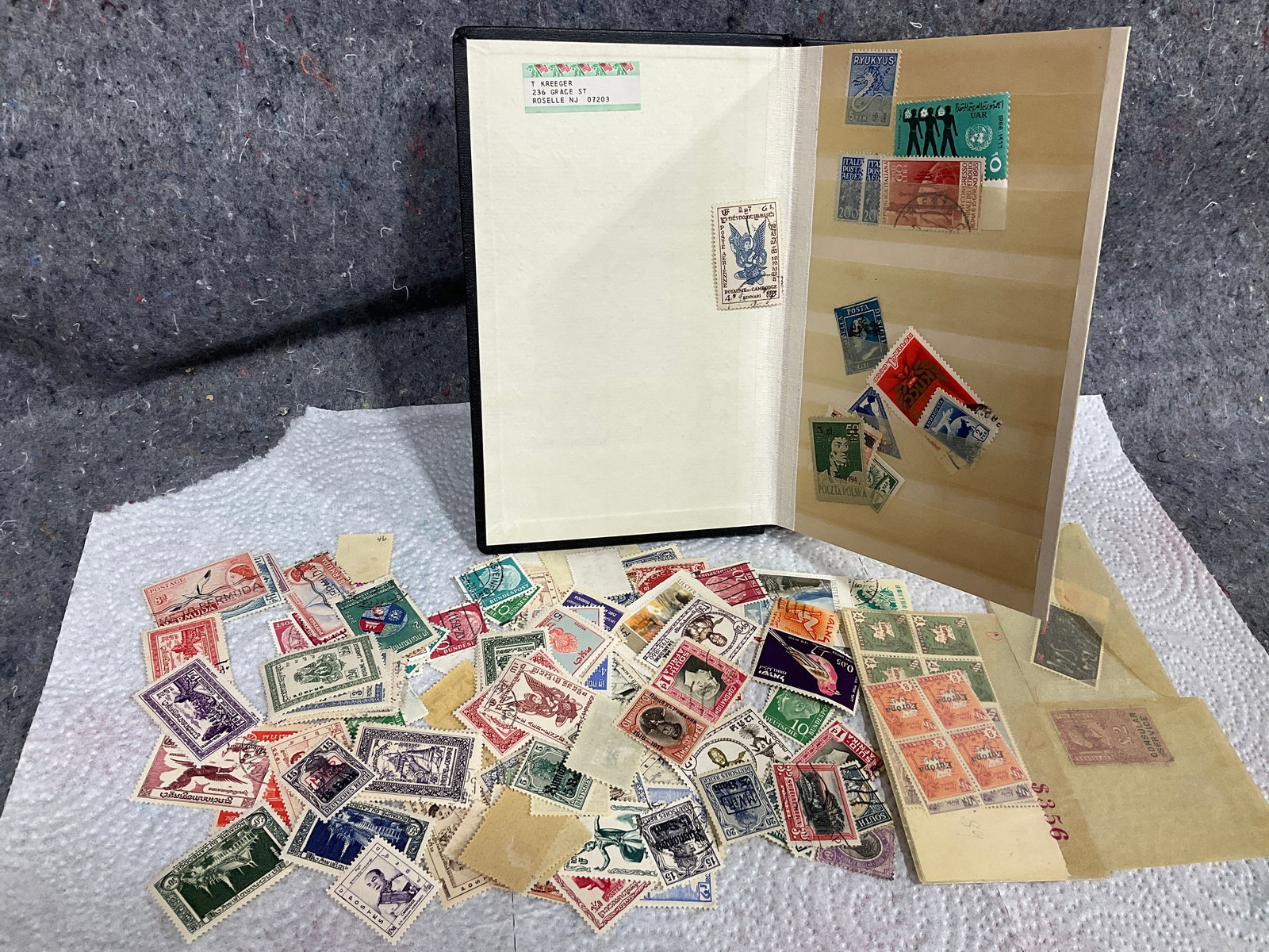 Vintage philatelic stamp lot (1 of 1)