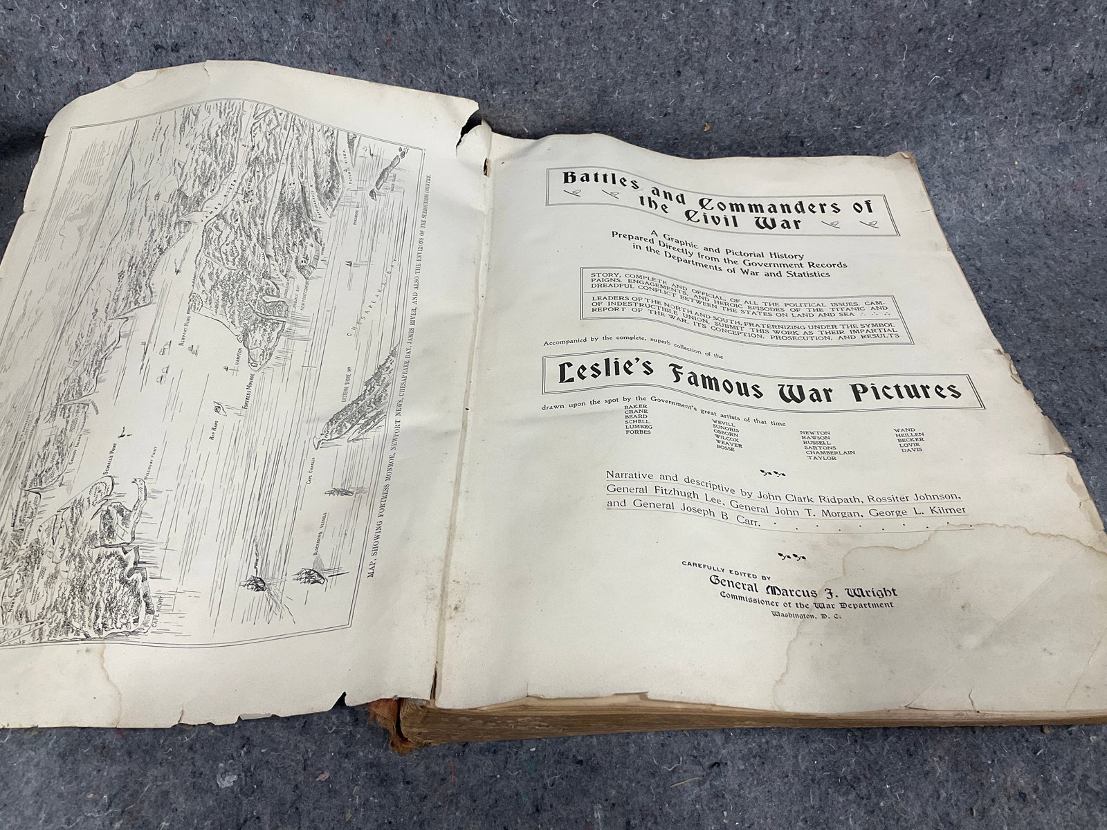 Battles and Commanders of the Civil War vintage book: Battles and Commanders of the Civil War vintage book