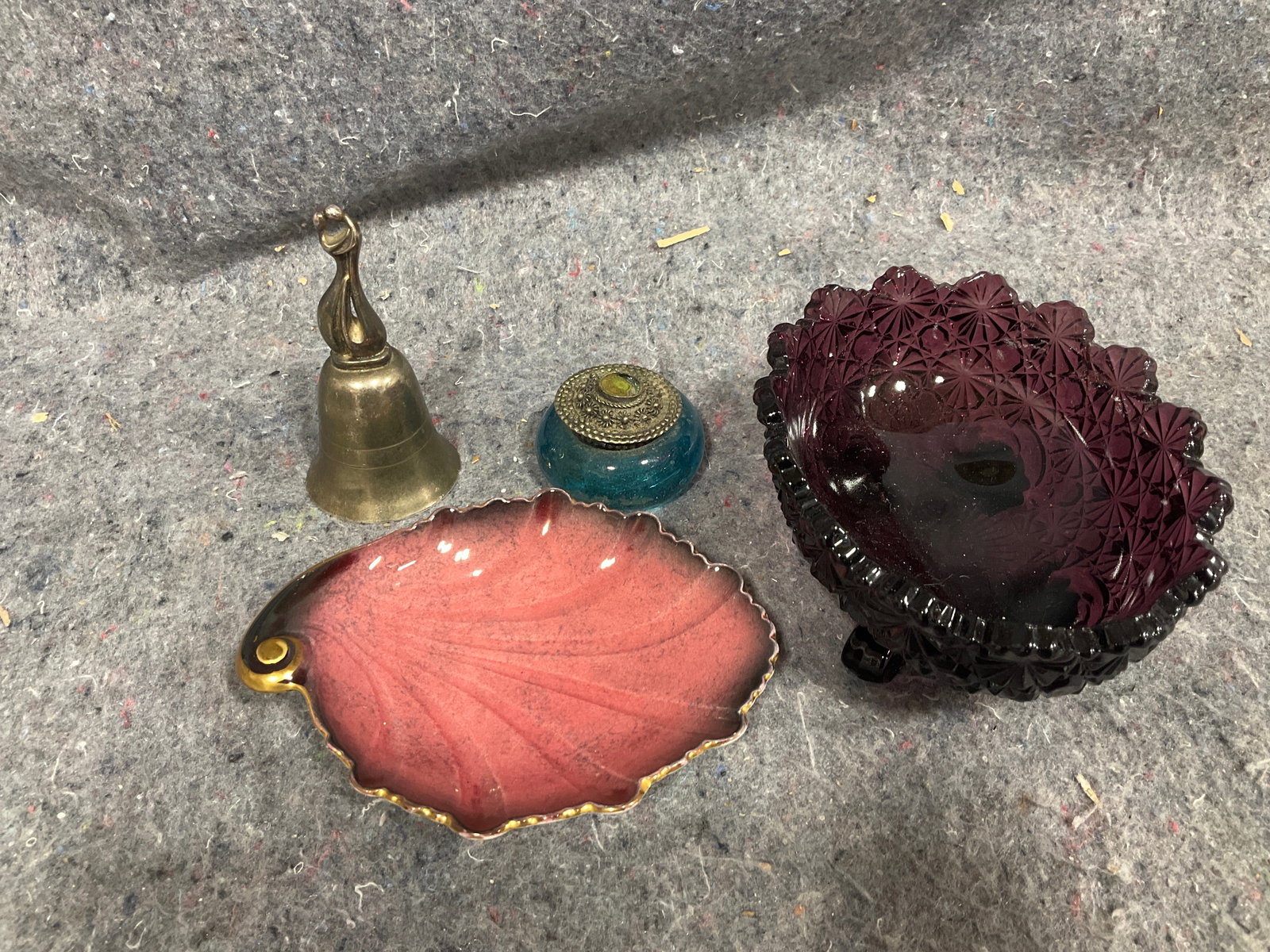 Trinket dish, bell, and more(tallest 3.5in) (1 of 1)