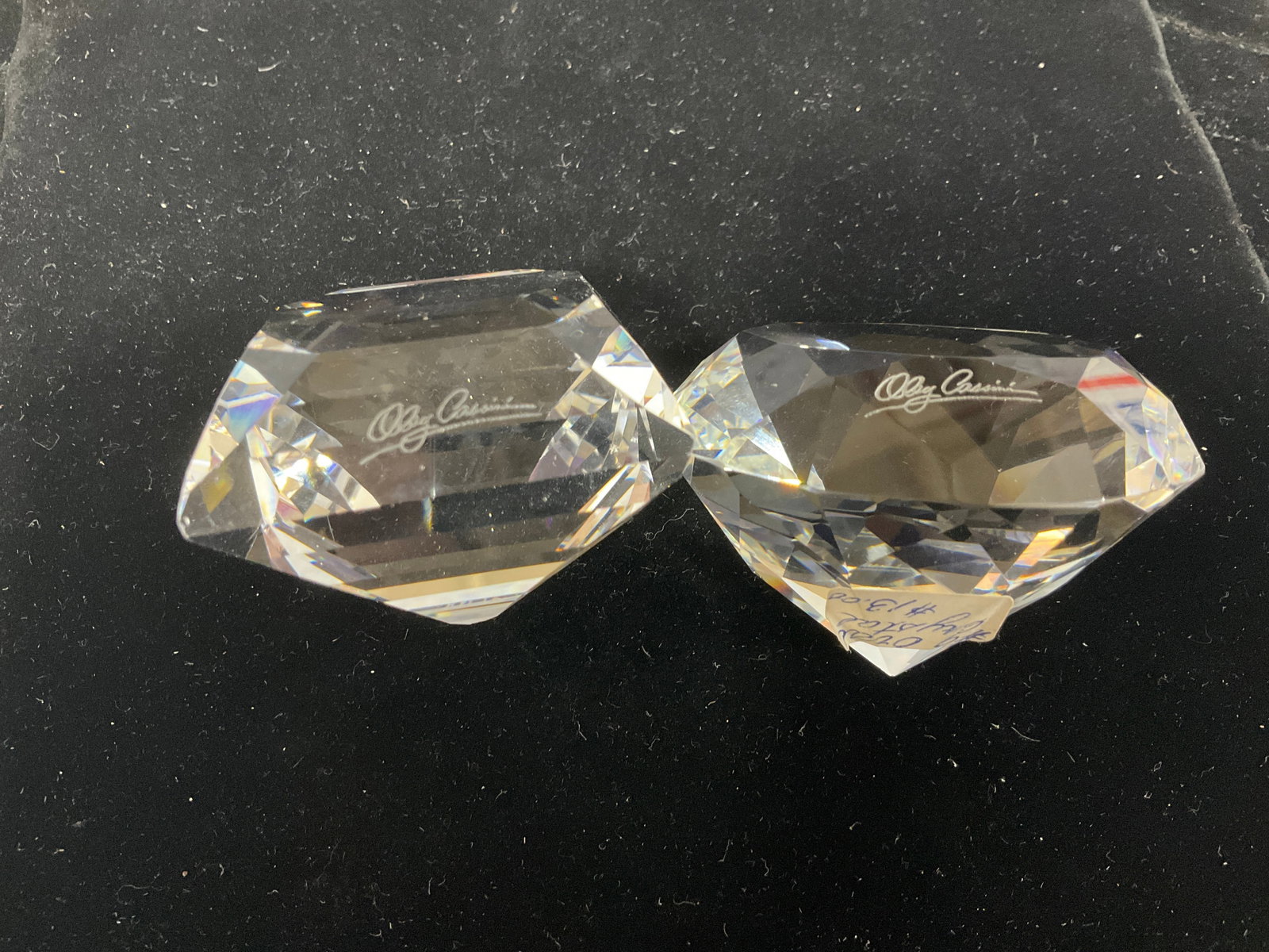 Oleg Cassini crystal paperweights (1 of 1)