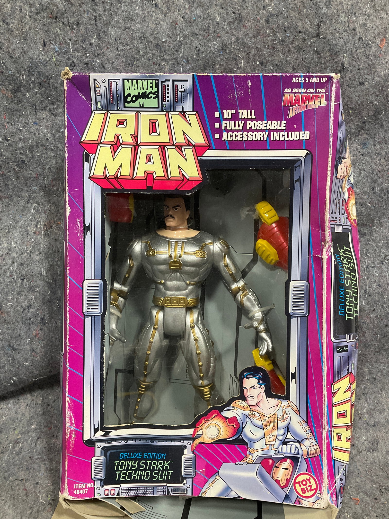 Iron Man deluxe edition Tony Stark Techno suit collectible*new in package* (1 of 1)