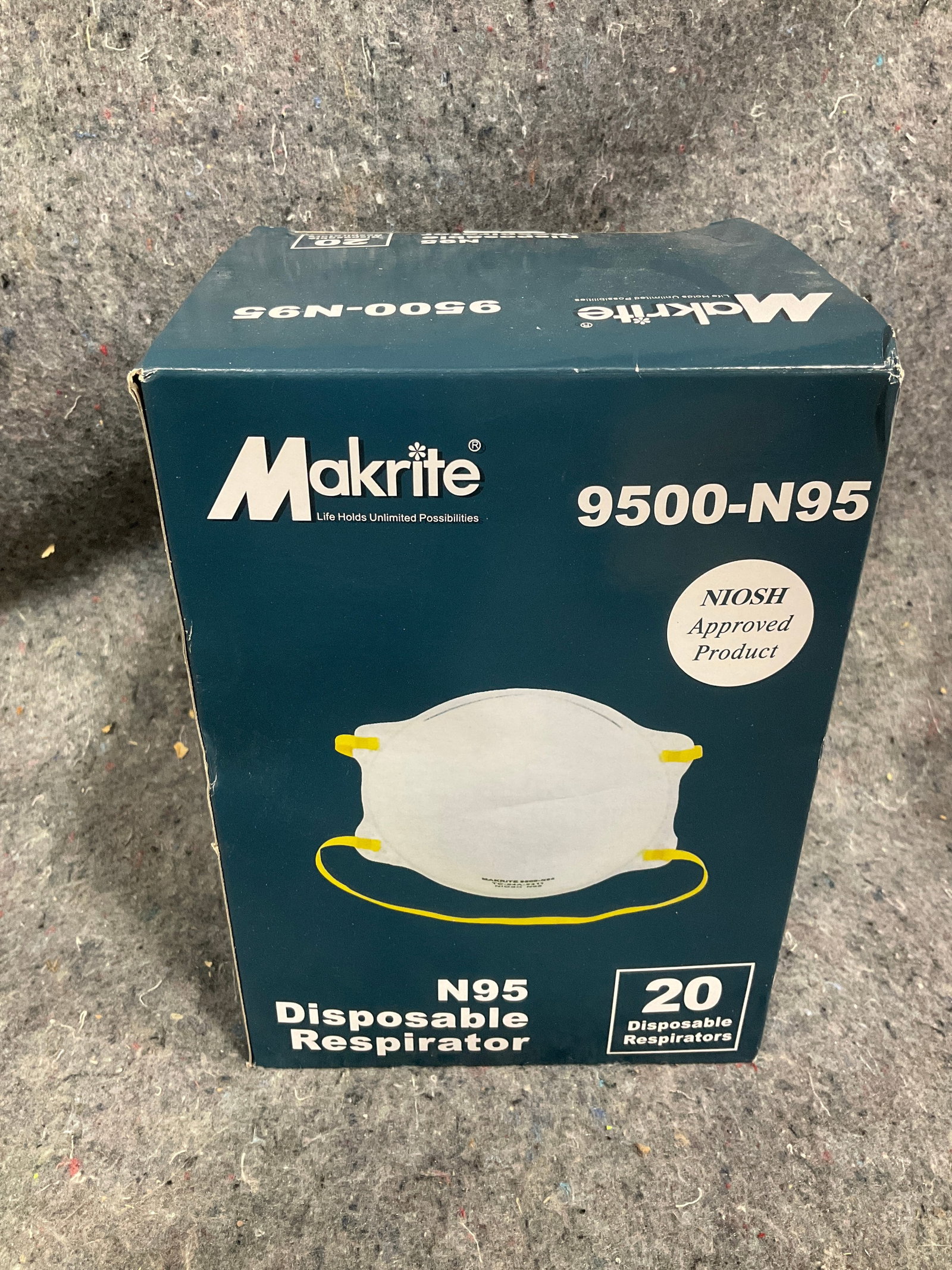 Markrite disposable respirator masks*new in box* (1 of 1)