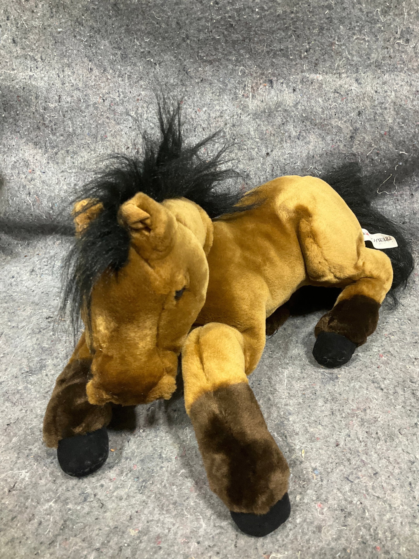 Fao Schwarz horse plush doll(16in long) (1 of 1)