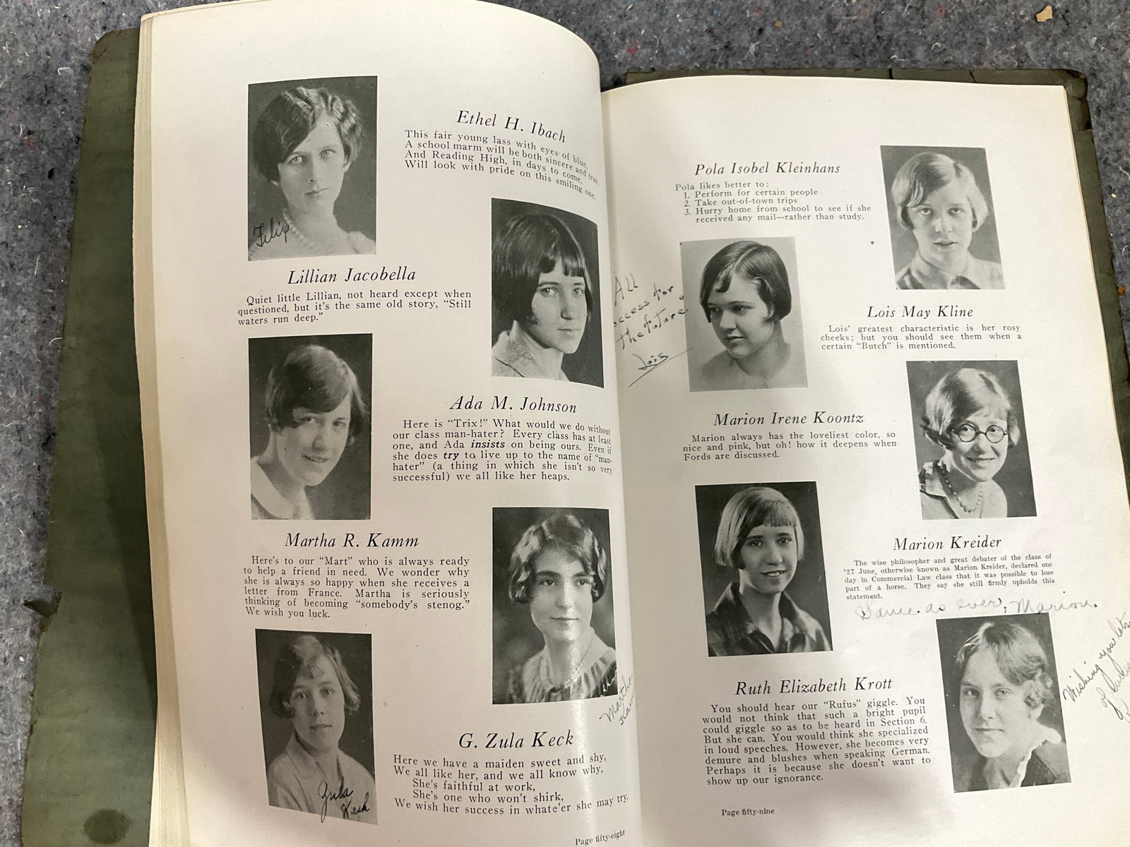 Vintage 1927 Yearbook: Vintage 1927 Yearbook