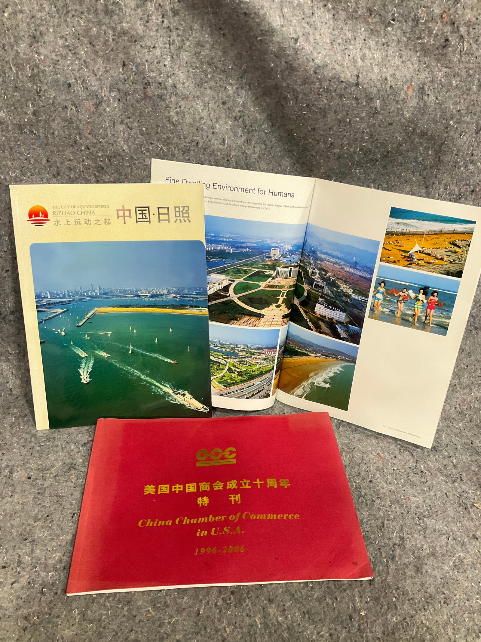 China aquatic sports books and china chamber of commerce booklet (1 of 1)