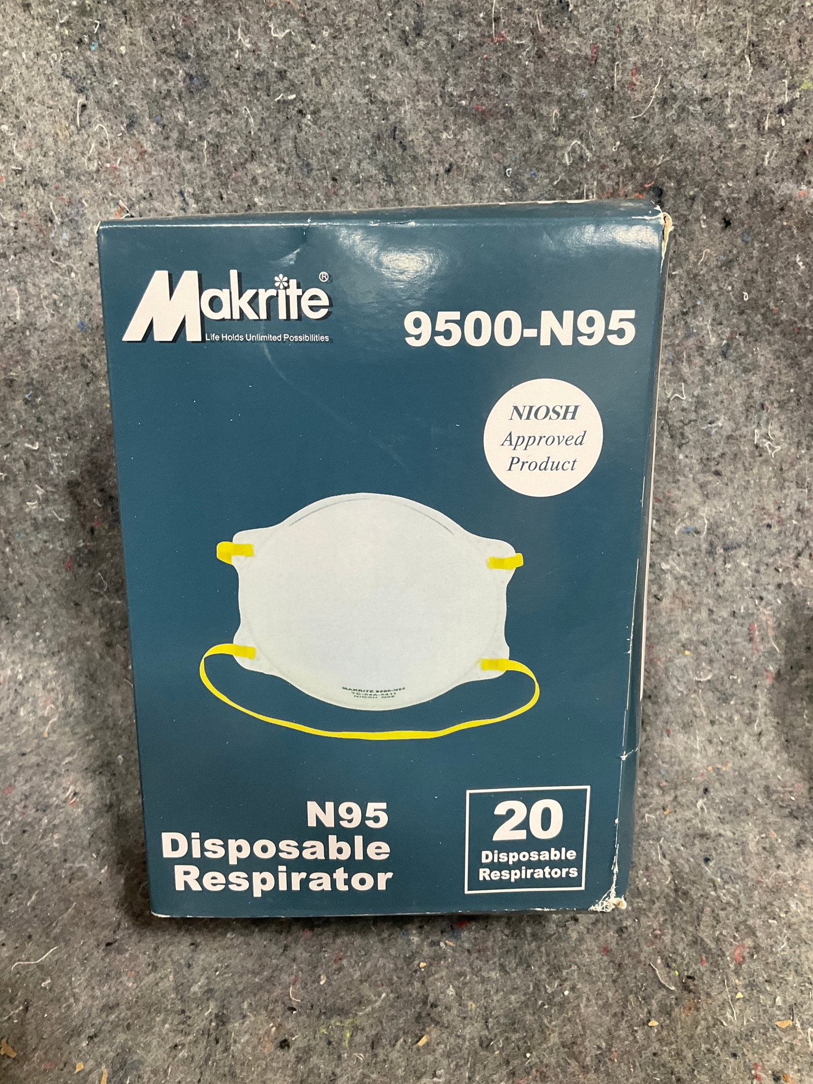 Makrite Disposable Respirator Masks *new in box* (1 of 1)