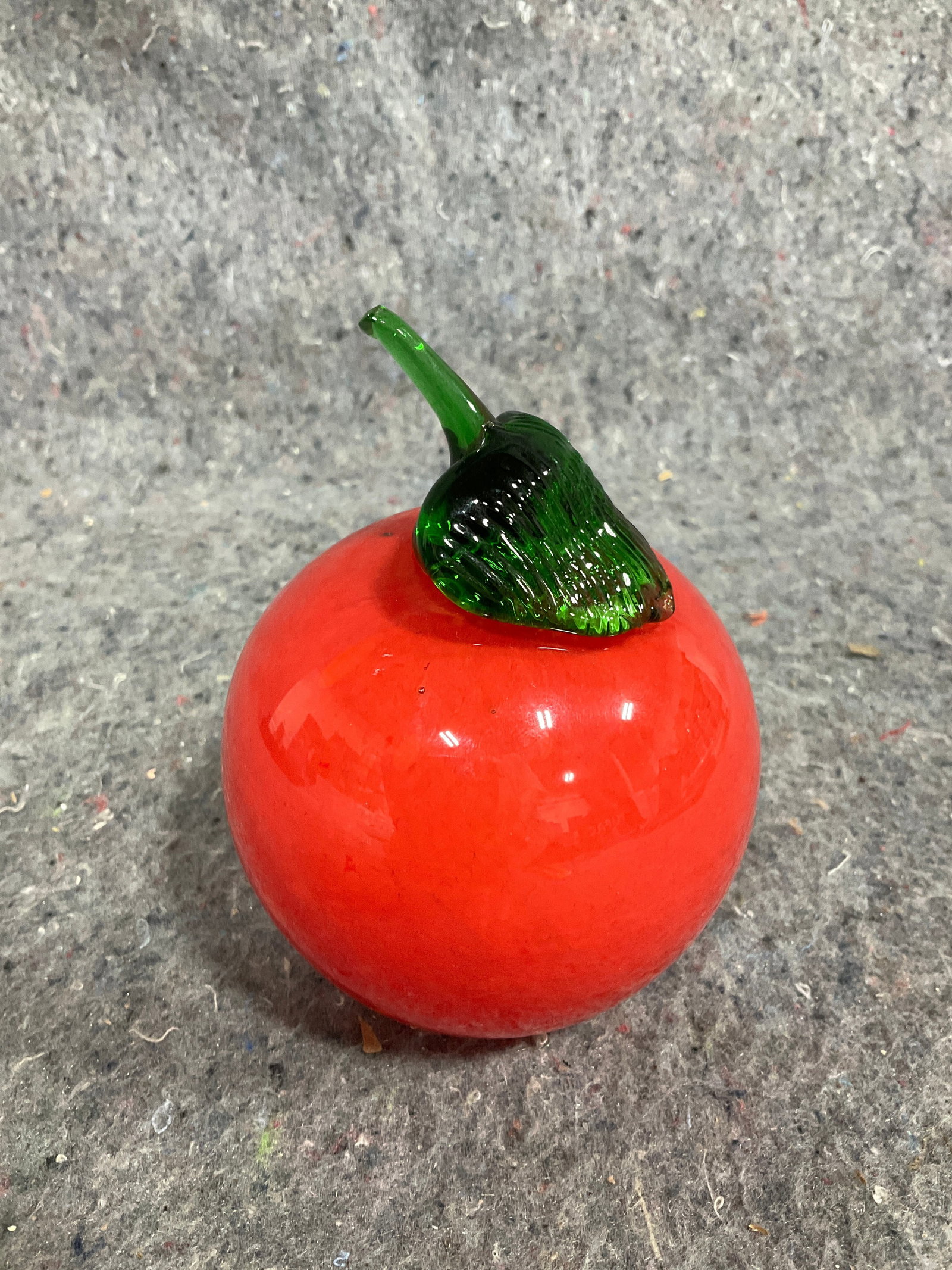 Hand blown Murano style fruit sculpture(5in tall): Hand blown Murano style fruit sculpture(5in tall)