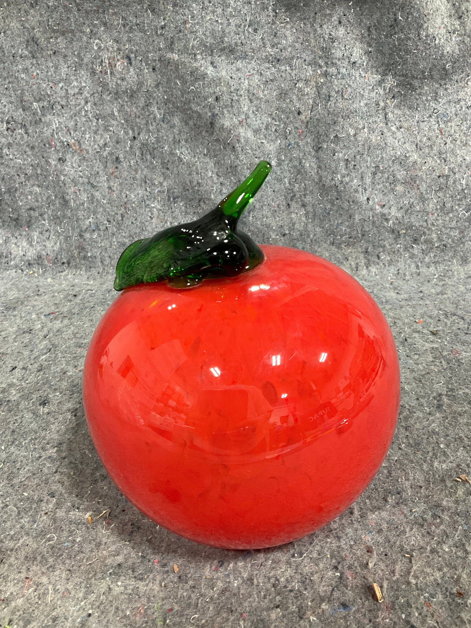 Hand blown Murano style fruit sculpture(8in tall): Hand blown Murano style fruit sculpture(8in tall)