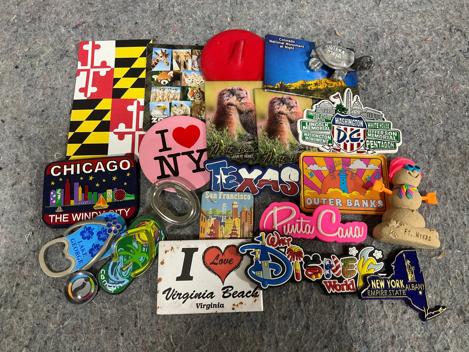 Various magnets: Various magnets