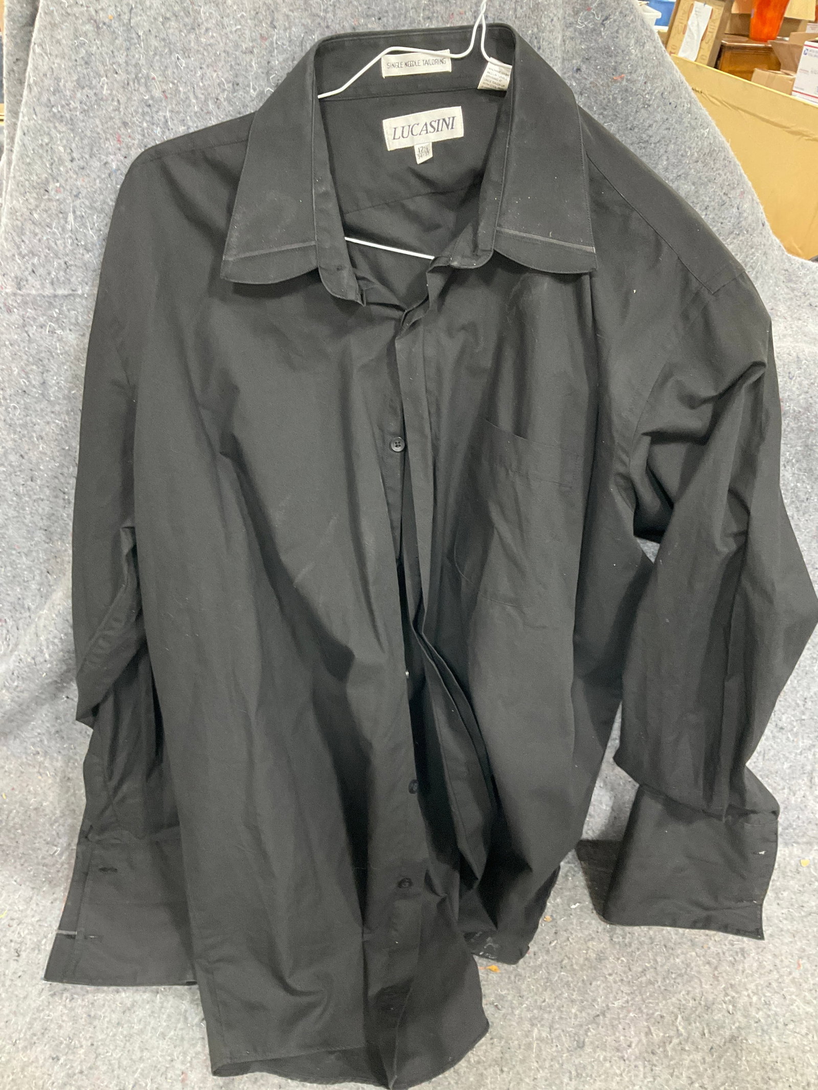 Lu Casini Button Up Dress Shirt (17.5/34) (1 of 1)