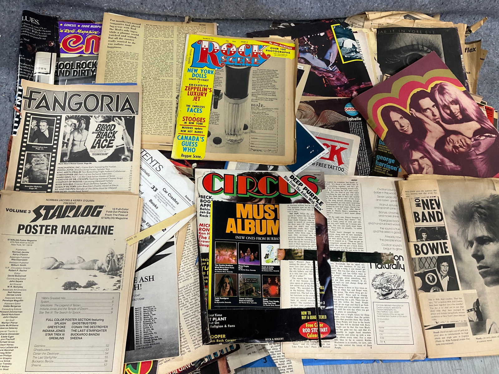 Vintage Rock Ephemera/Magazine Cutouts: Vintage Rock Ephemera/Magazine Cutouts