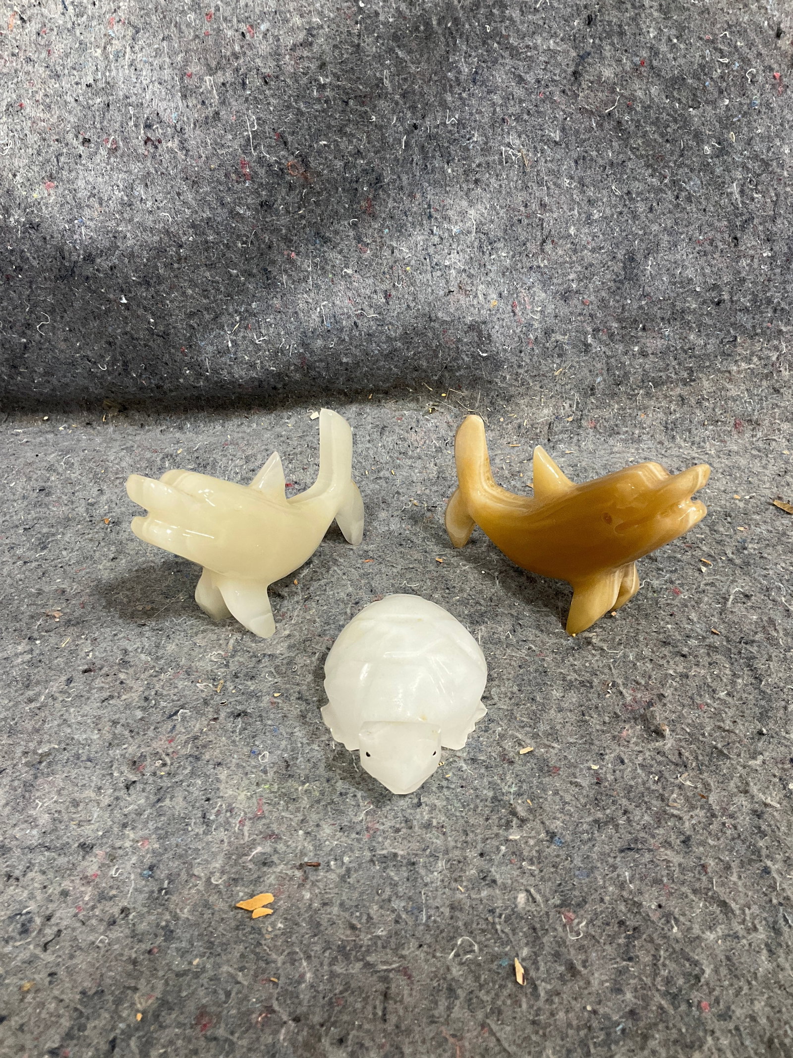 Vintage Handcarved Stone Animal Figures (Tallest - 3.5in) (1 of 1)