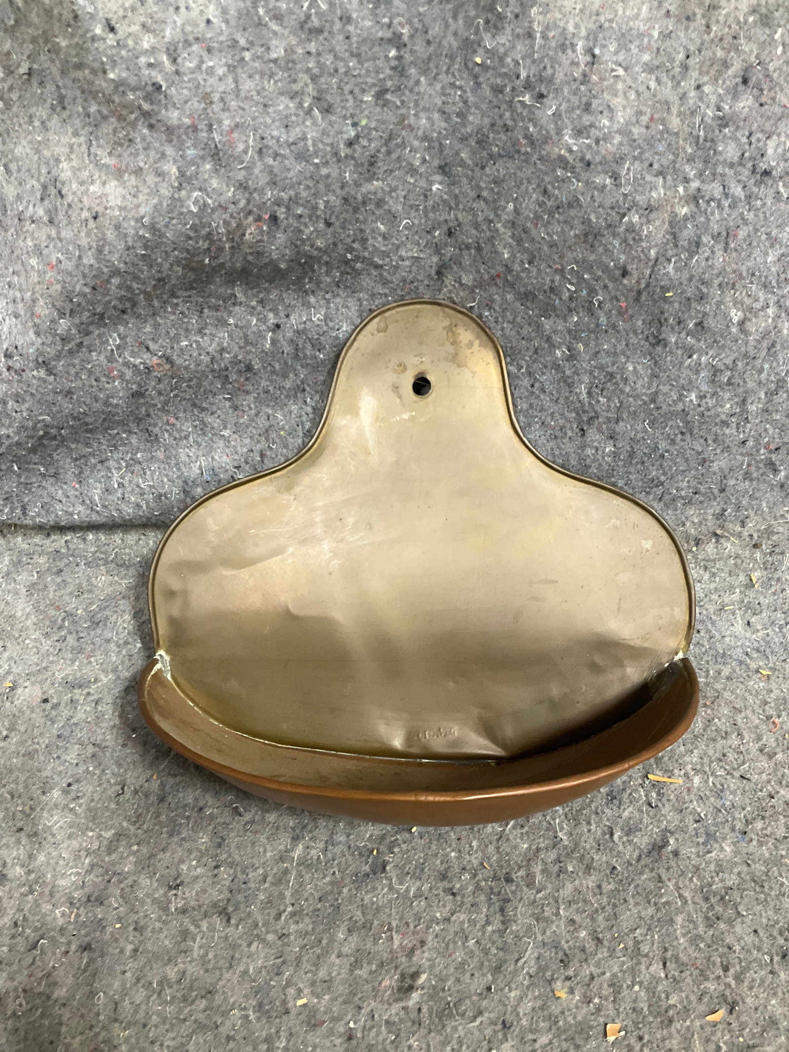 Vintage copper colored wall mount pocket(10inx11.5inx6.5in) (1 of 1)