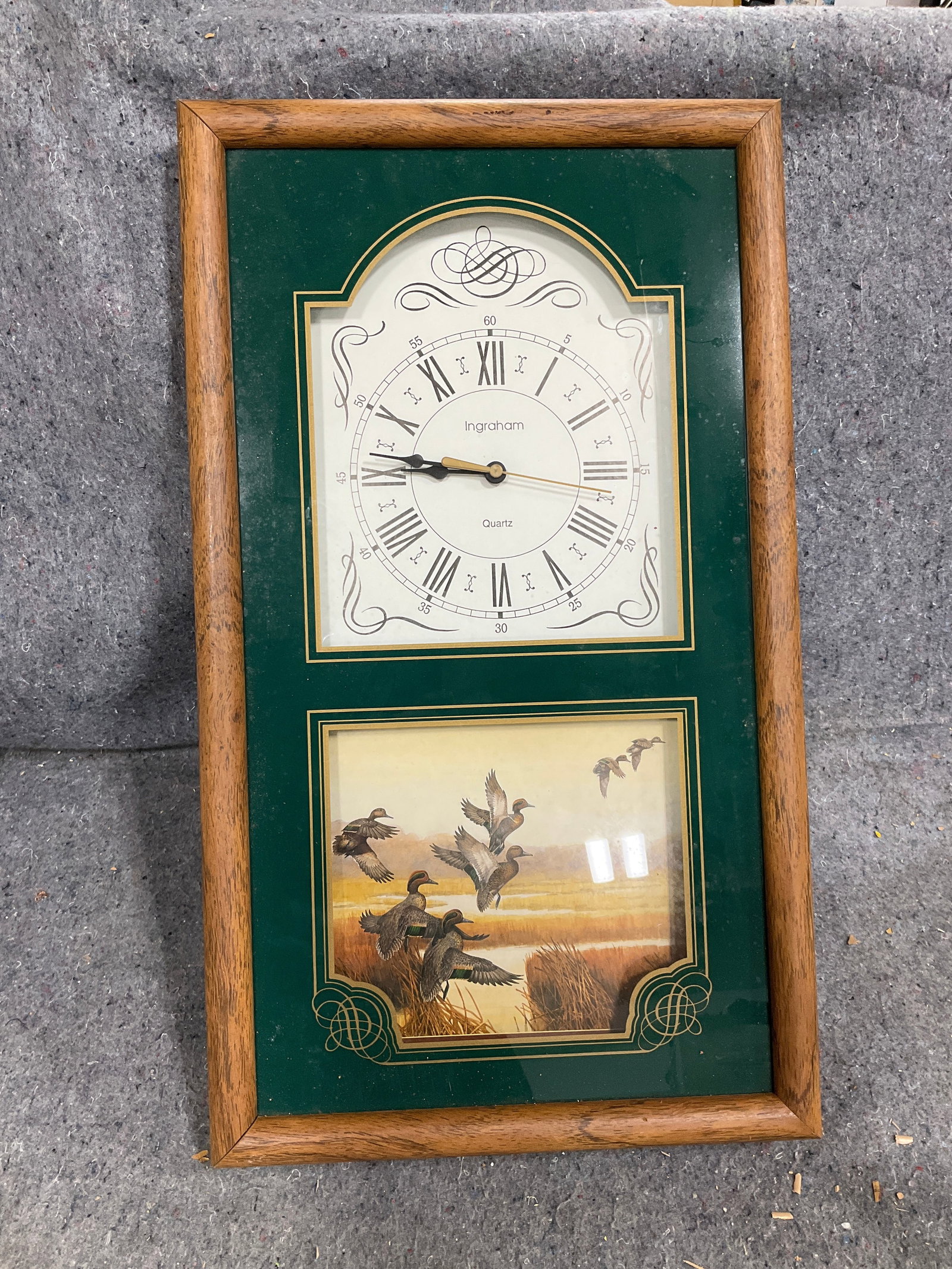 Ingraham decorative wall clock(13.5inx24in) (1 of 1)