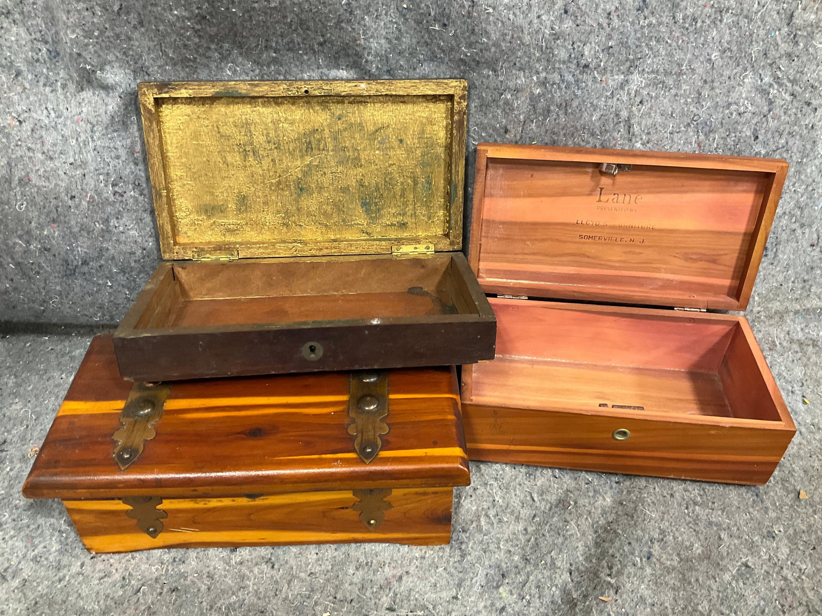 Vintage wooden boxes(DF Duncan-10.5inx5in.x3.5in. and others) (1 of 1)