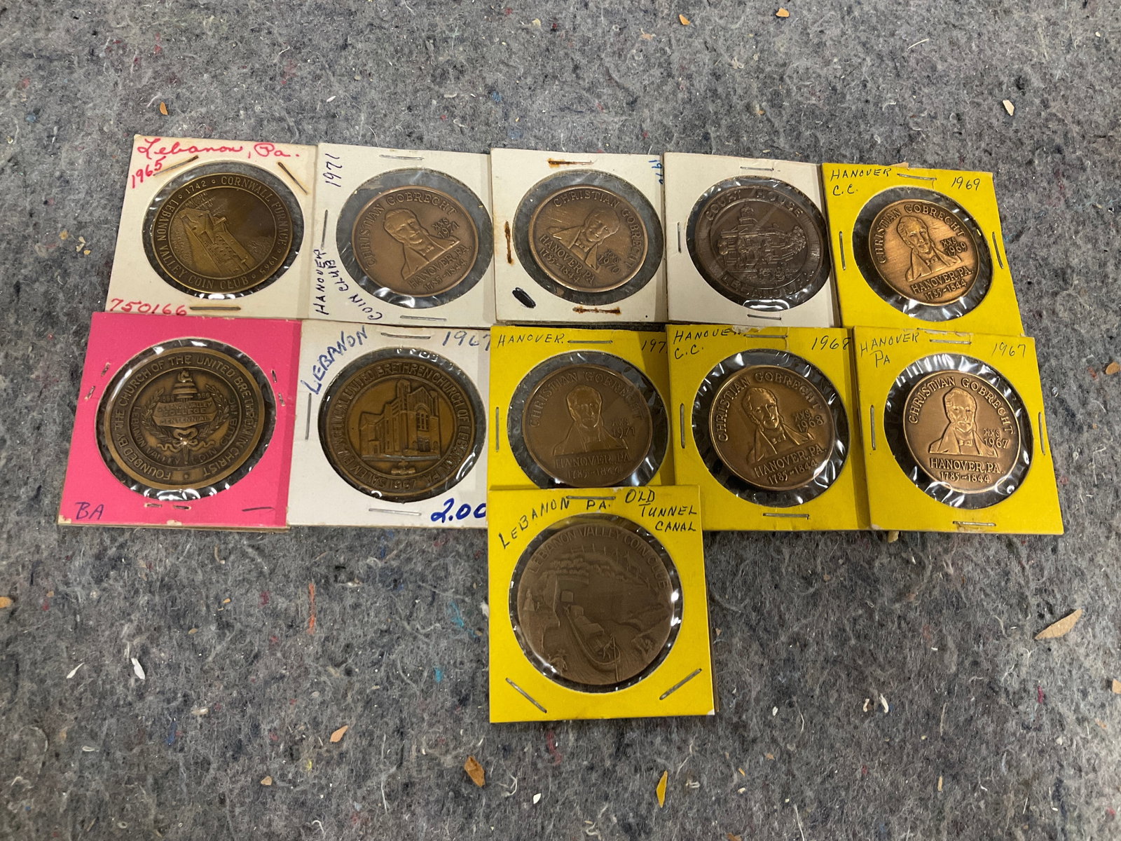 Collection of Pennsylvania commemorative tokens and medals (1 of 1)