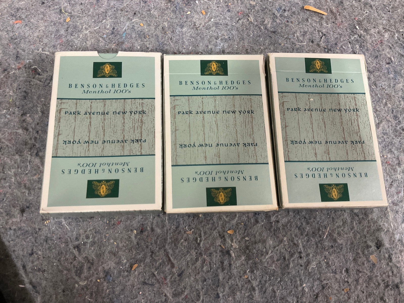 Vintage Benson & Hedges playing cards decks: Vintage Benson & Hedges playing cards decks