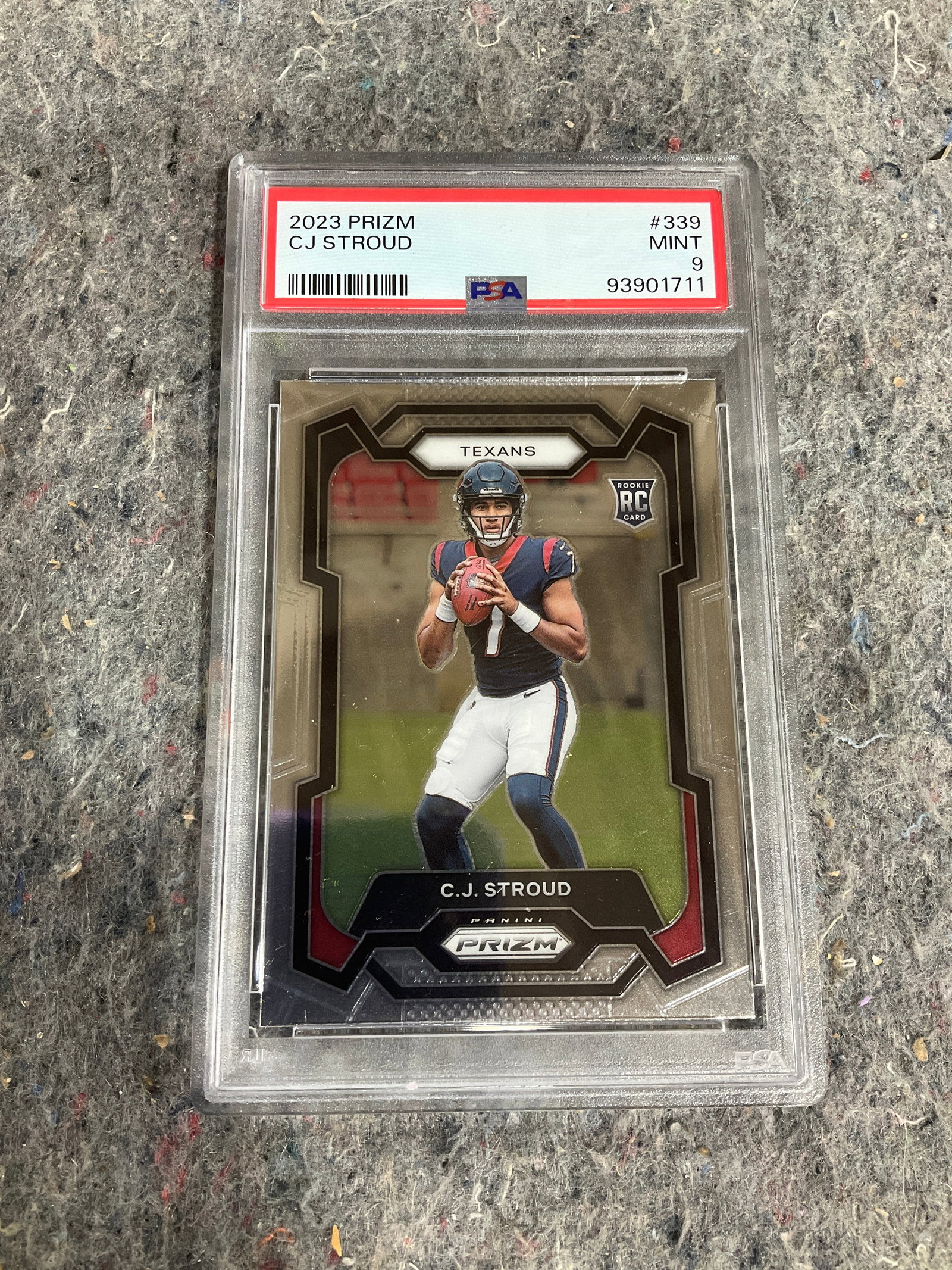 2023 Prizm CJ Stroud graded card (1 of 1)