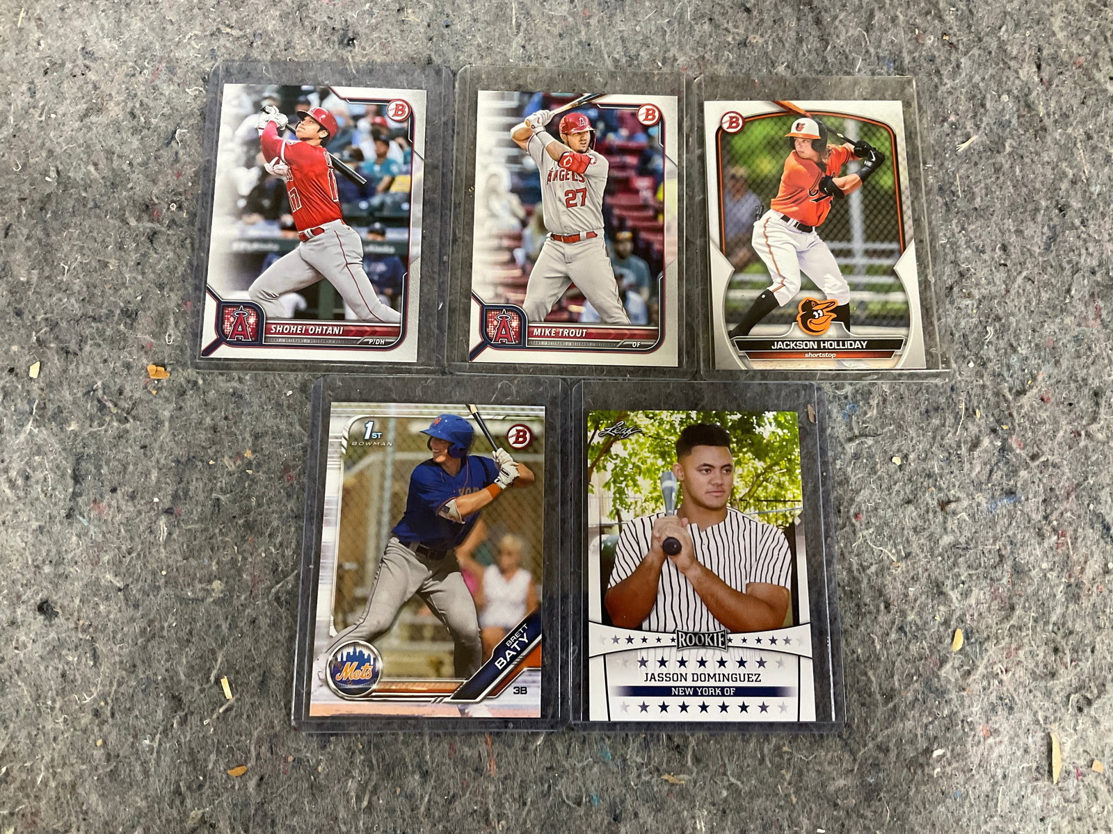 Collectible baseball cards(Mike Trout, Jasson Dominguez, and more) (1 of 1)