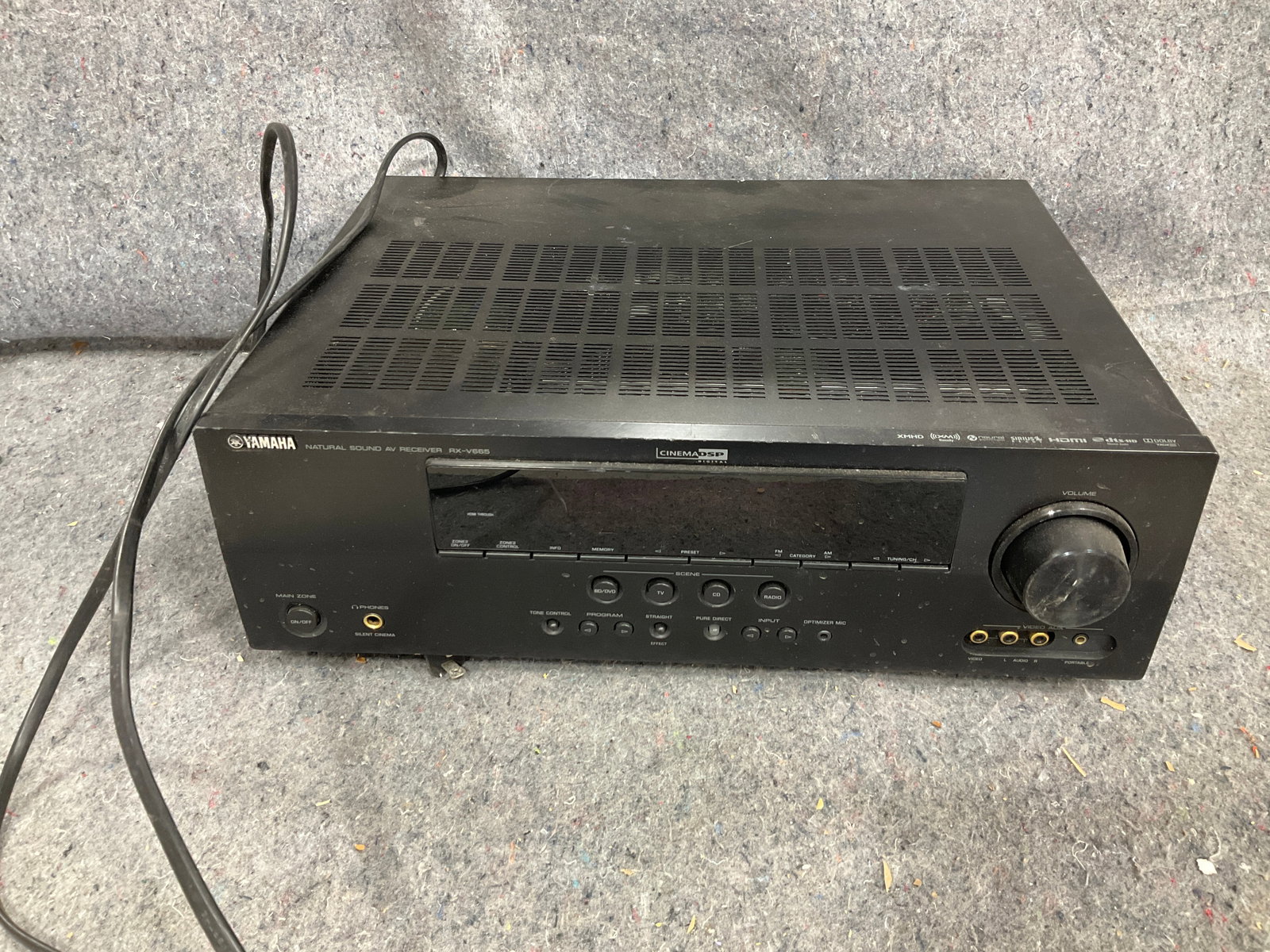 Yamaha natural sound AV receiver(model:RX-V665) (1 of 1)