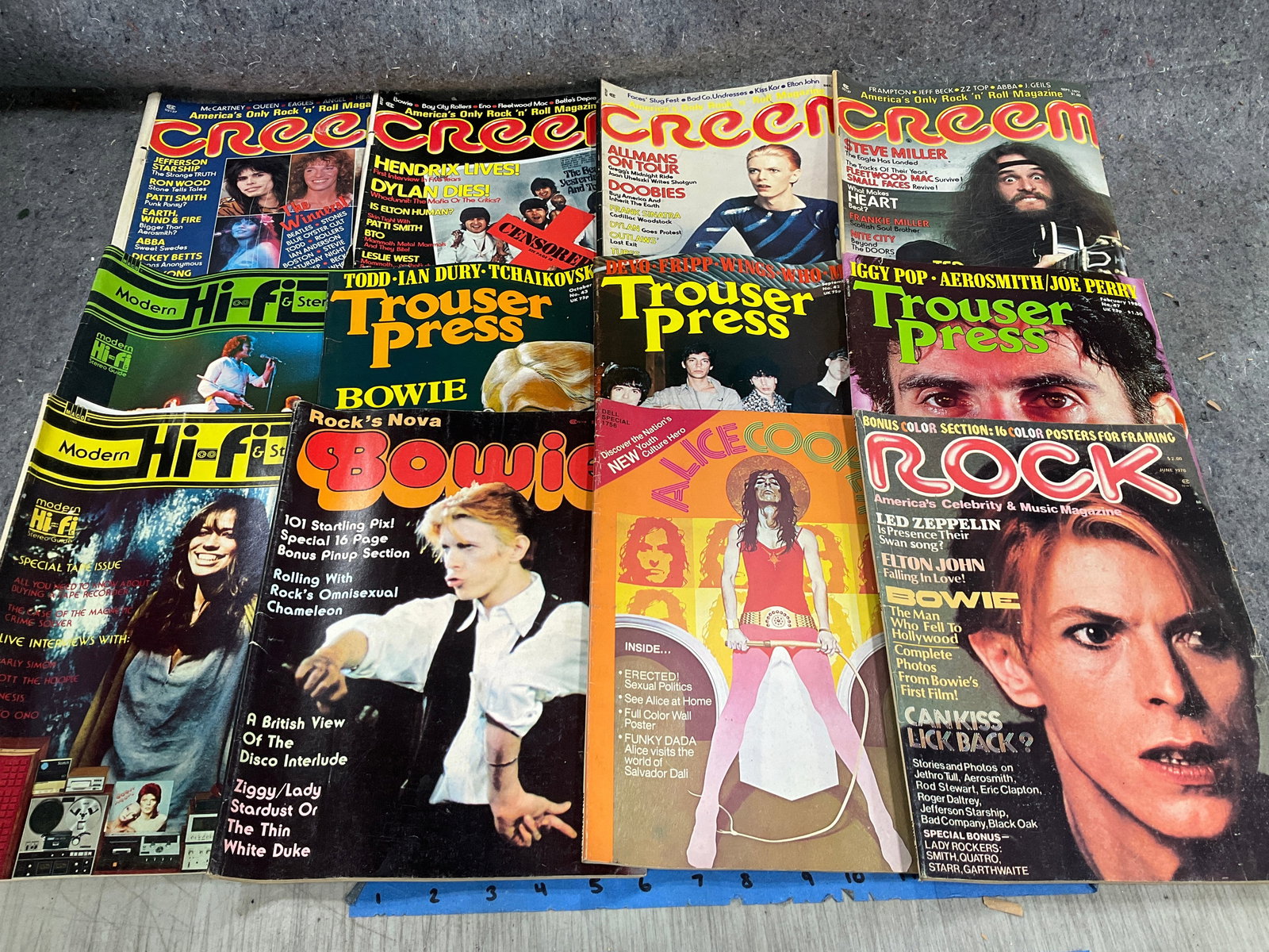 Vintage rock magazines: Vintage rock magazines