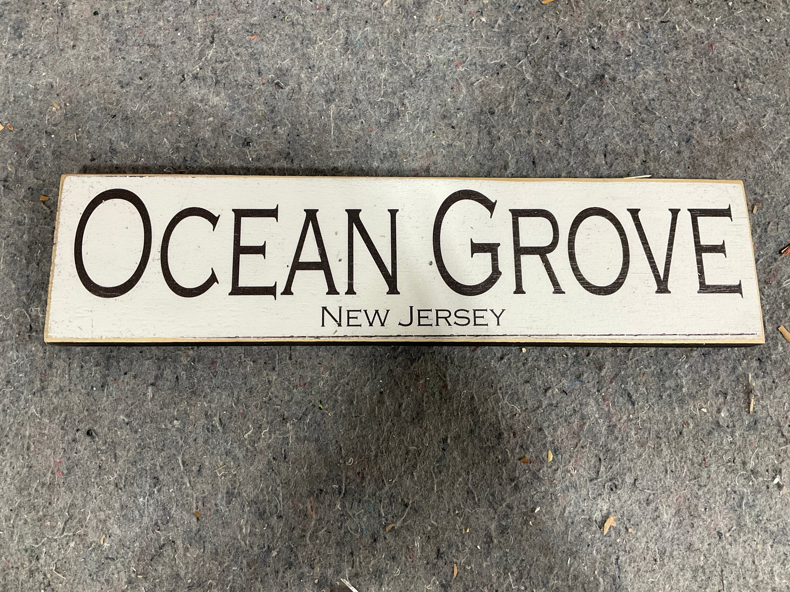 Ocean Grove wooden wall decor(4inx16in): Ocean Grove wooden wall decor(4inx16in)