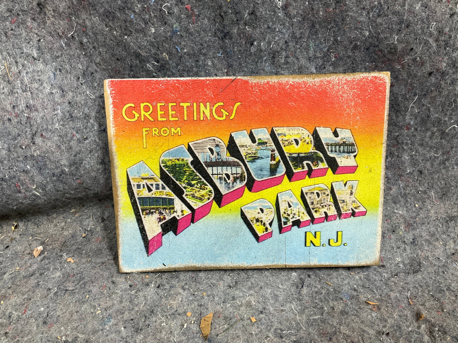 Asbury Park NJ wooden wall decor(5inx7in): Asbury Park NJ wooden wall decor(5inx7in)