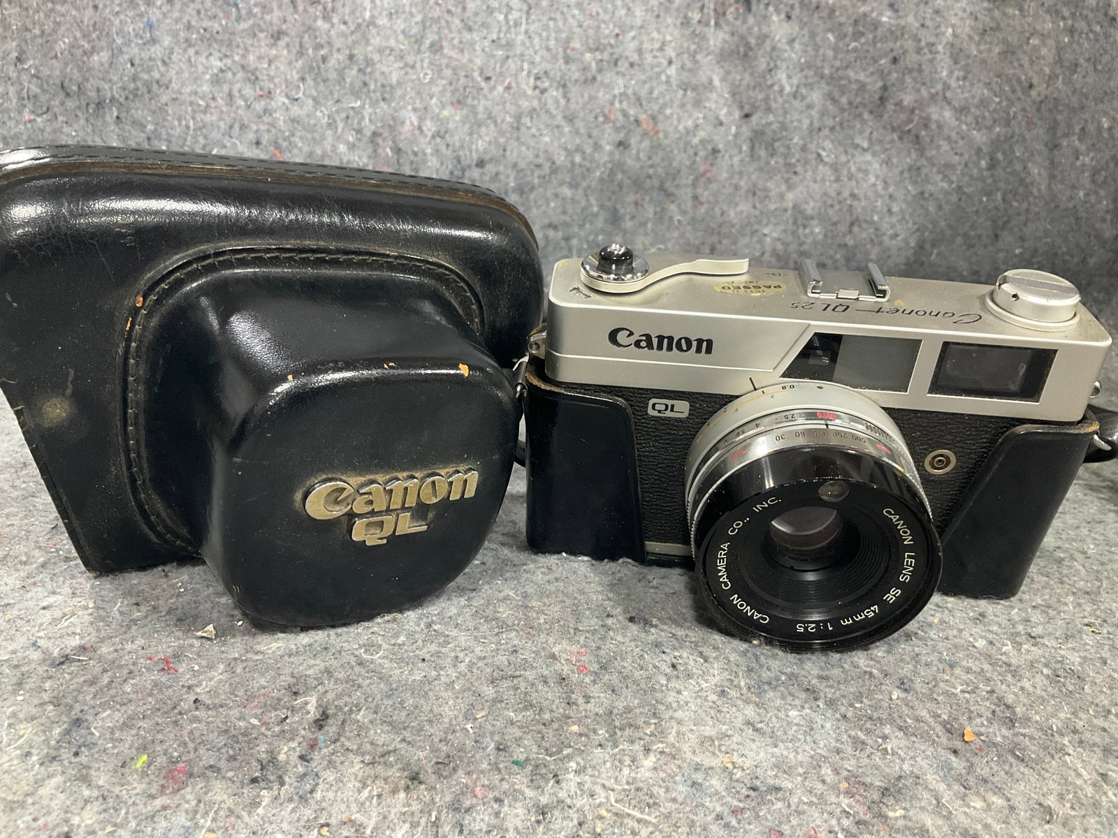 Vintage Canon Camera with Carrying Case (1 of 1)
